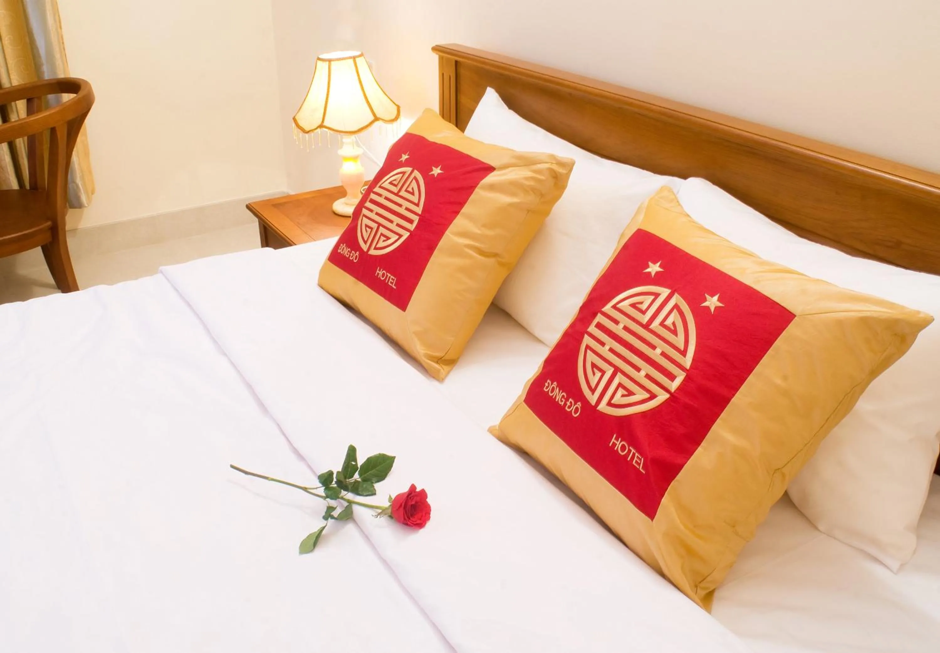 Bed in Dong Do Hotel