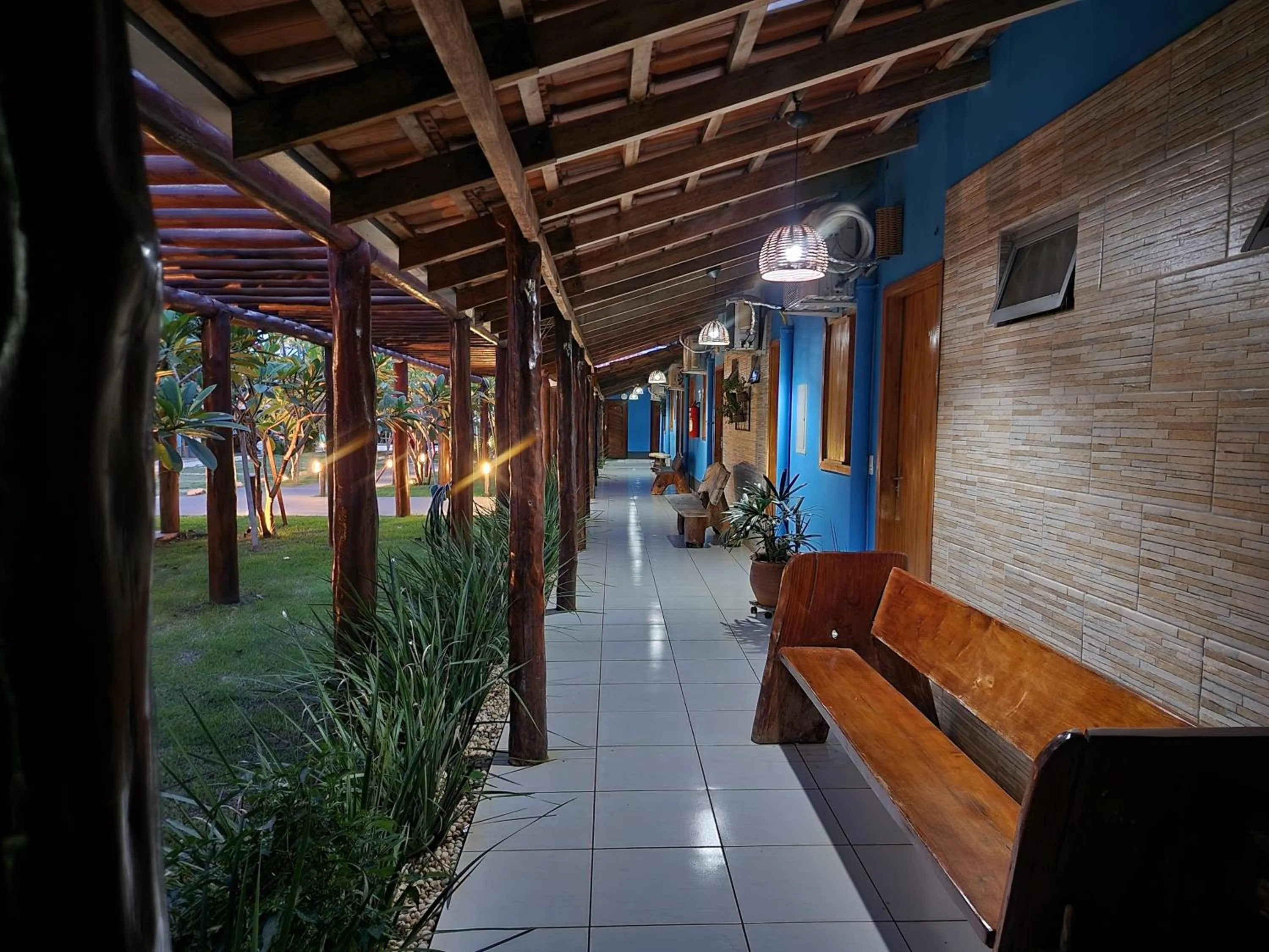 Patio in Pousada Bom Jardim