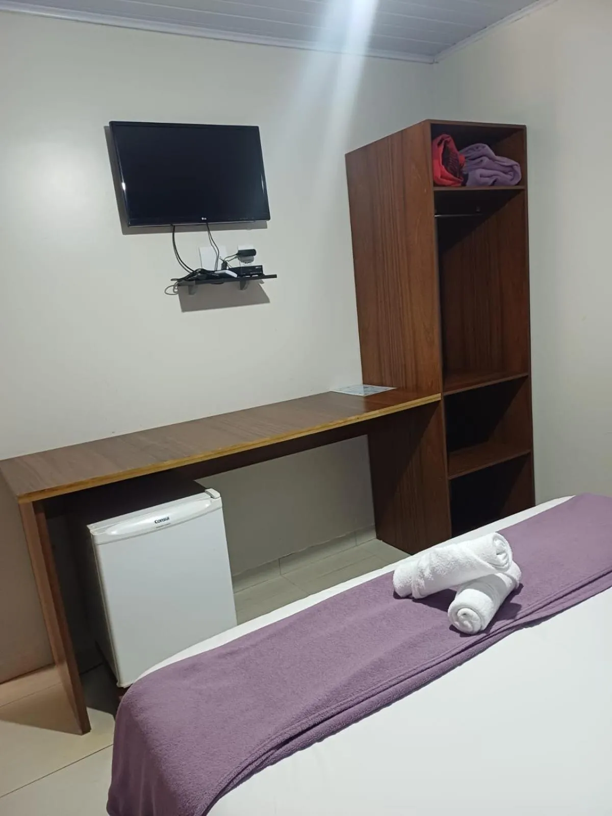 TV and multimedia, Bed in Pousada Bom Jardim