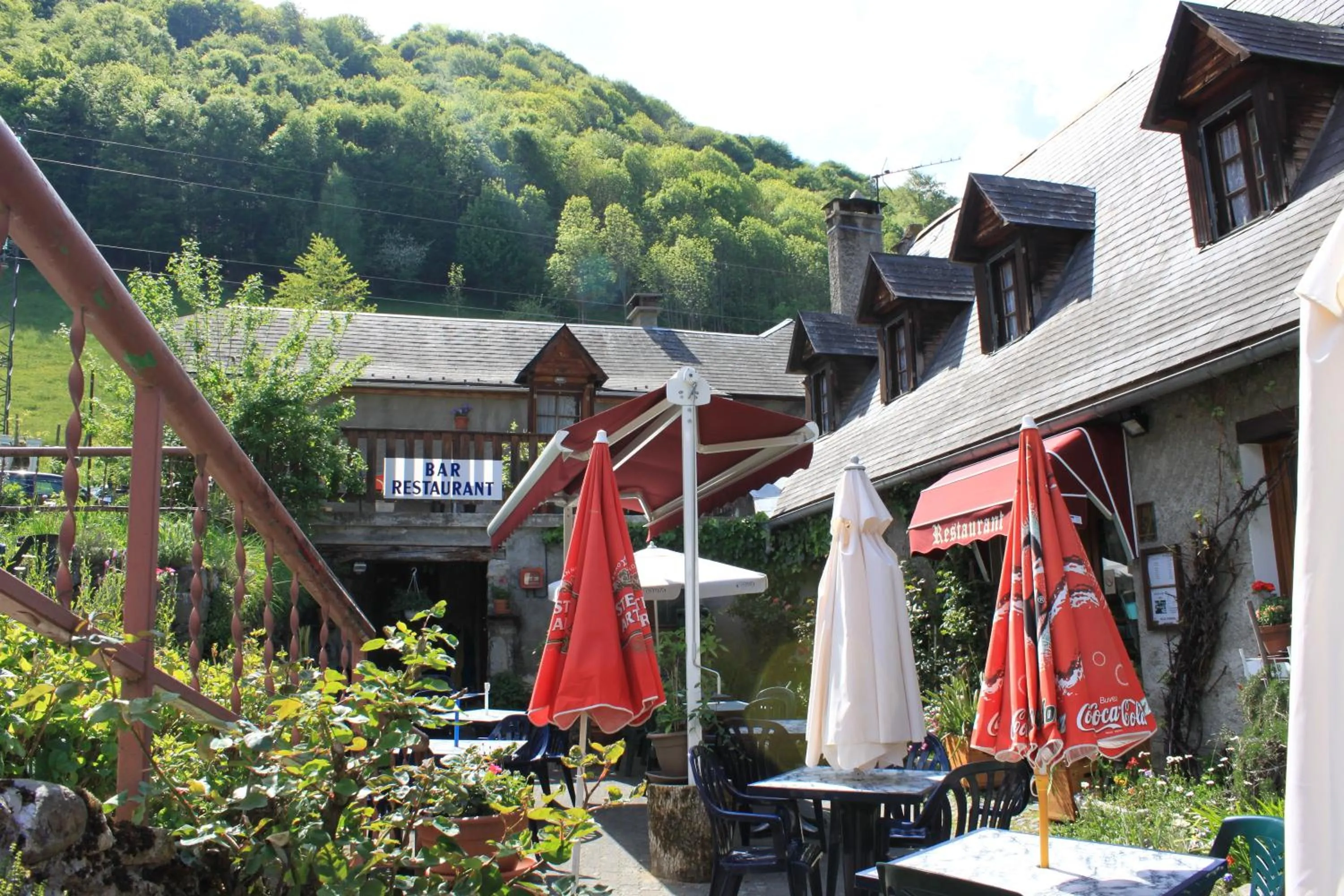 Balcony/Terrace in Auberge des Pyrénées