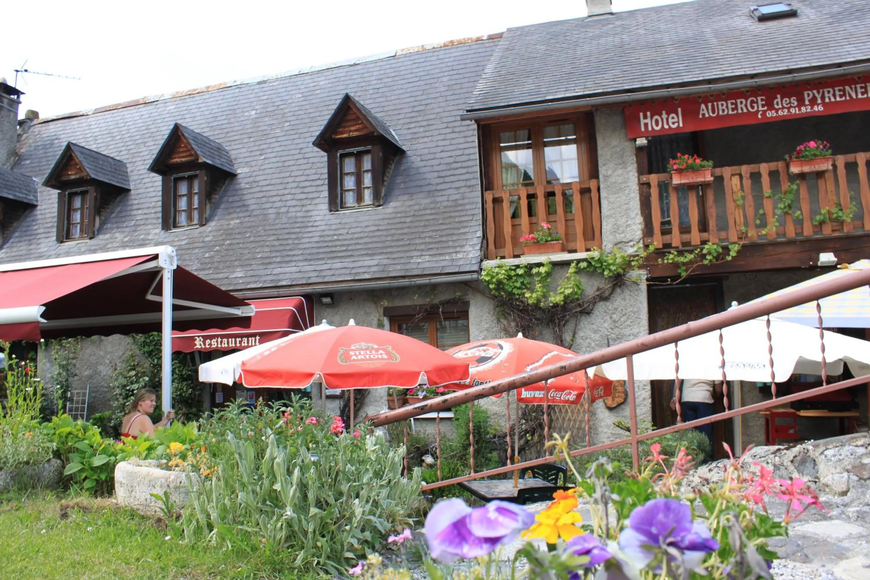 Balcony/Terrace in Auberge des Pyrénées