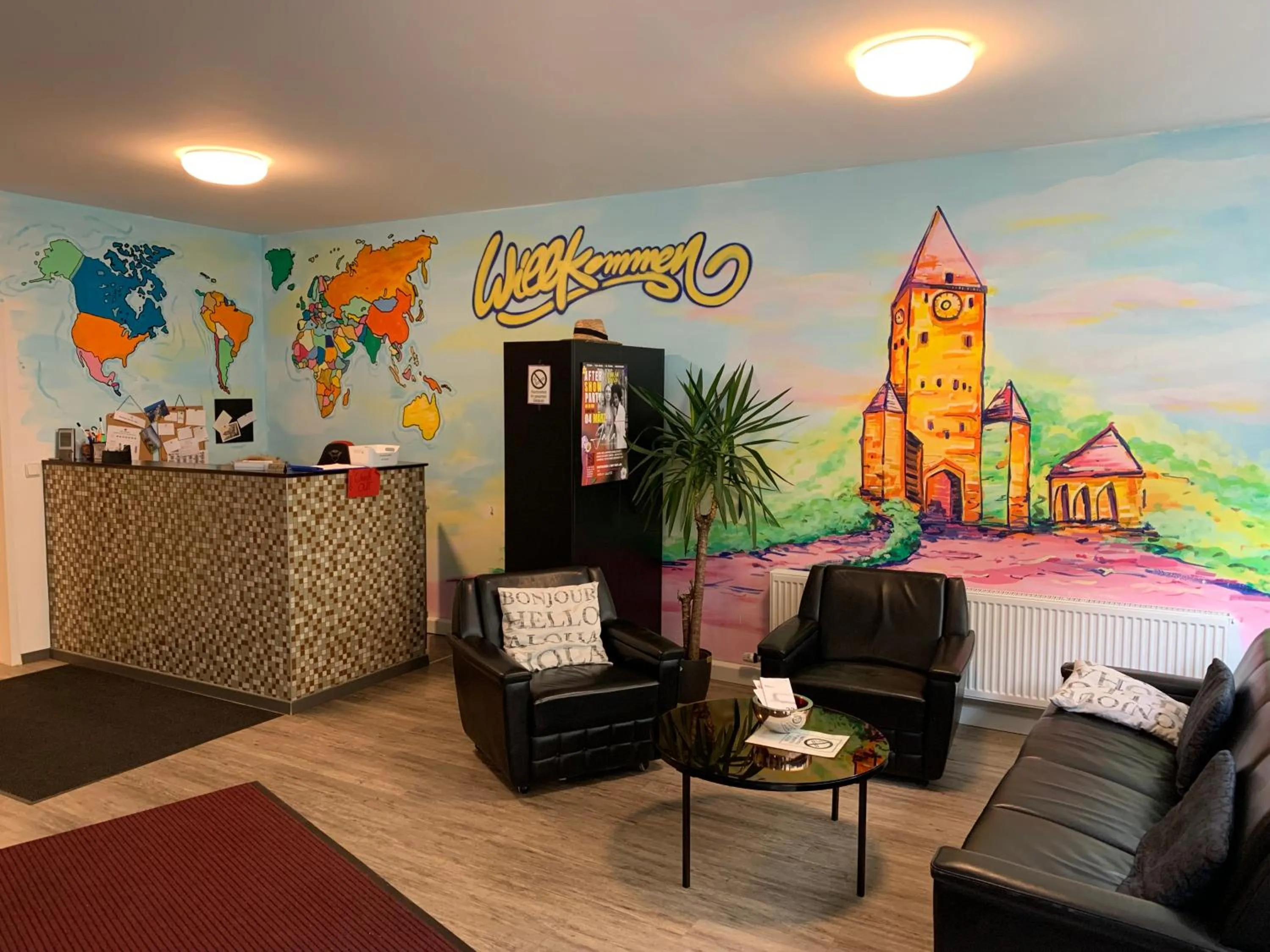 Lobby or reception in Hostel am Ostentor