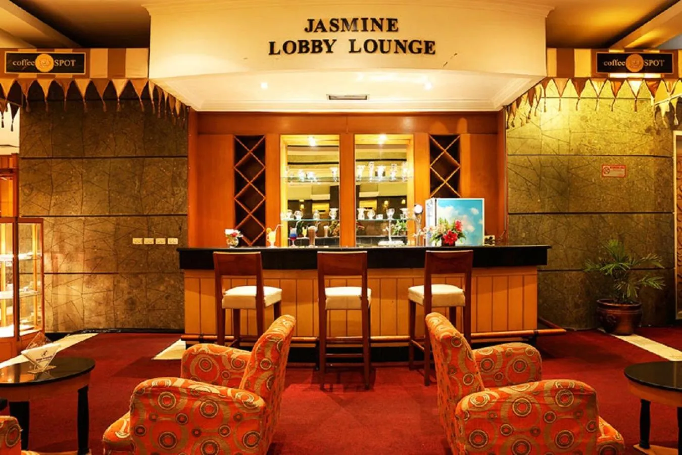 Seating area in Mega Anggrek Hotel Jakarta Slipi