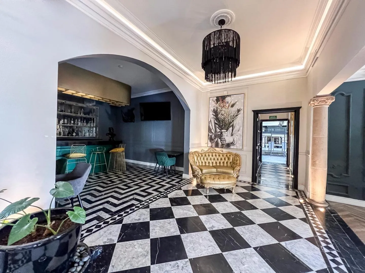 Lobby or reception in Mansión E. Borbón