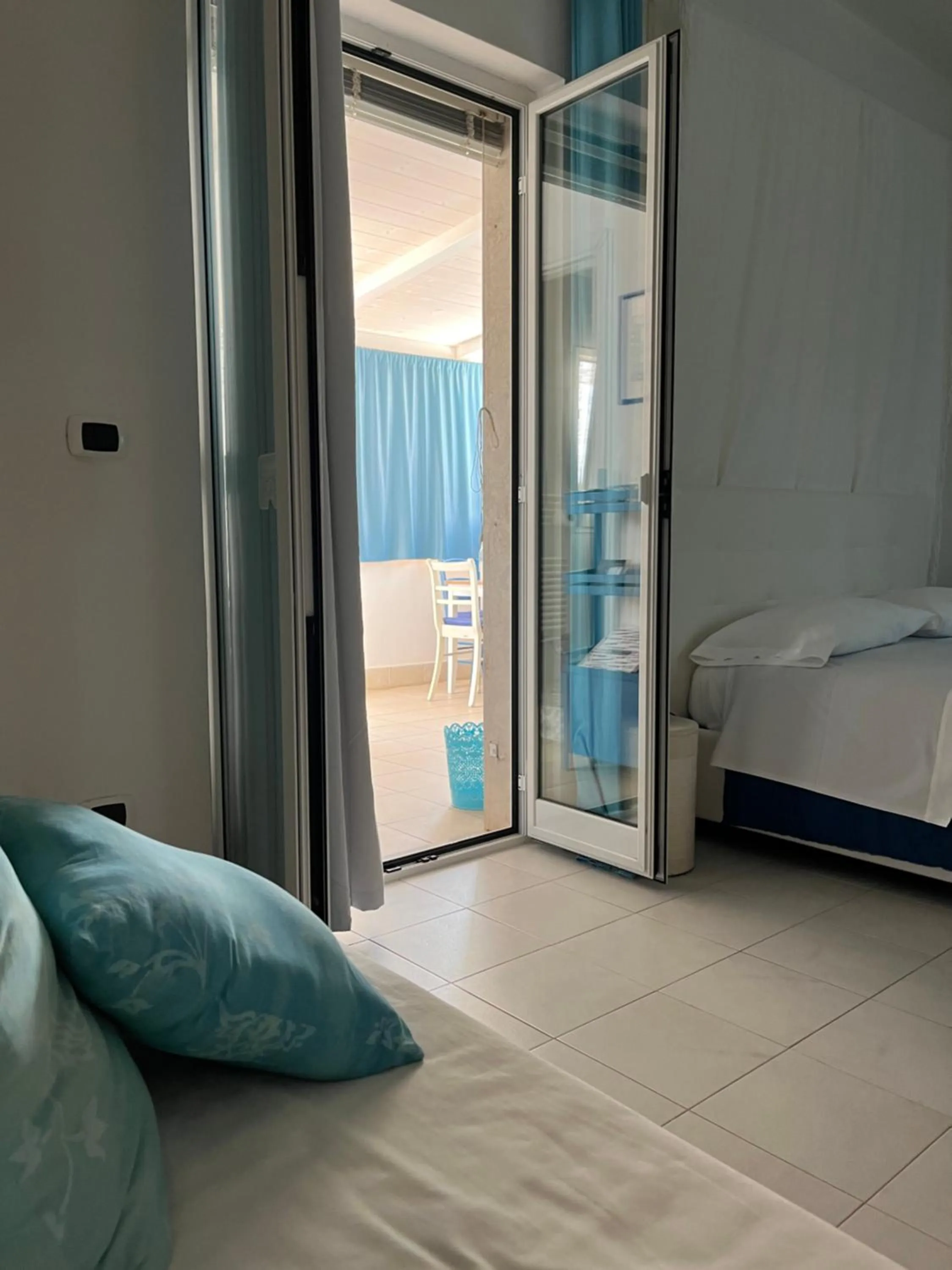 Bed in B&B Villa Mediterranea with parking space