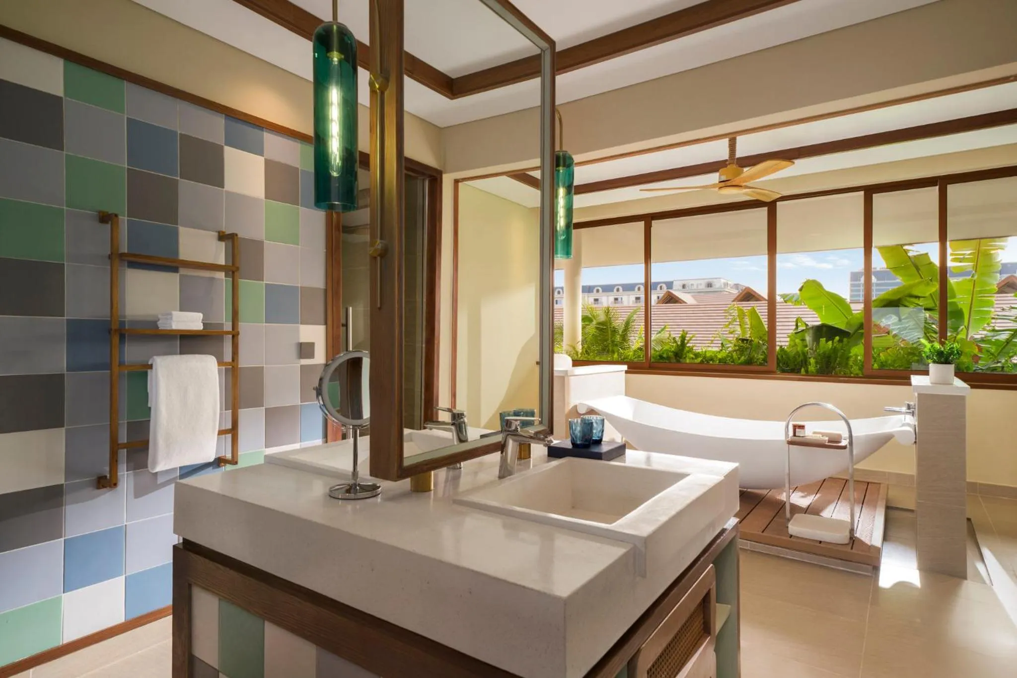 Bathroom in voco Quang Binh Resort by IHG