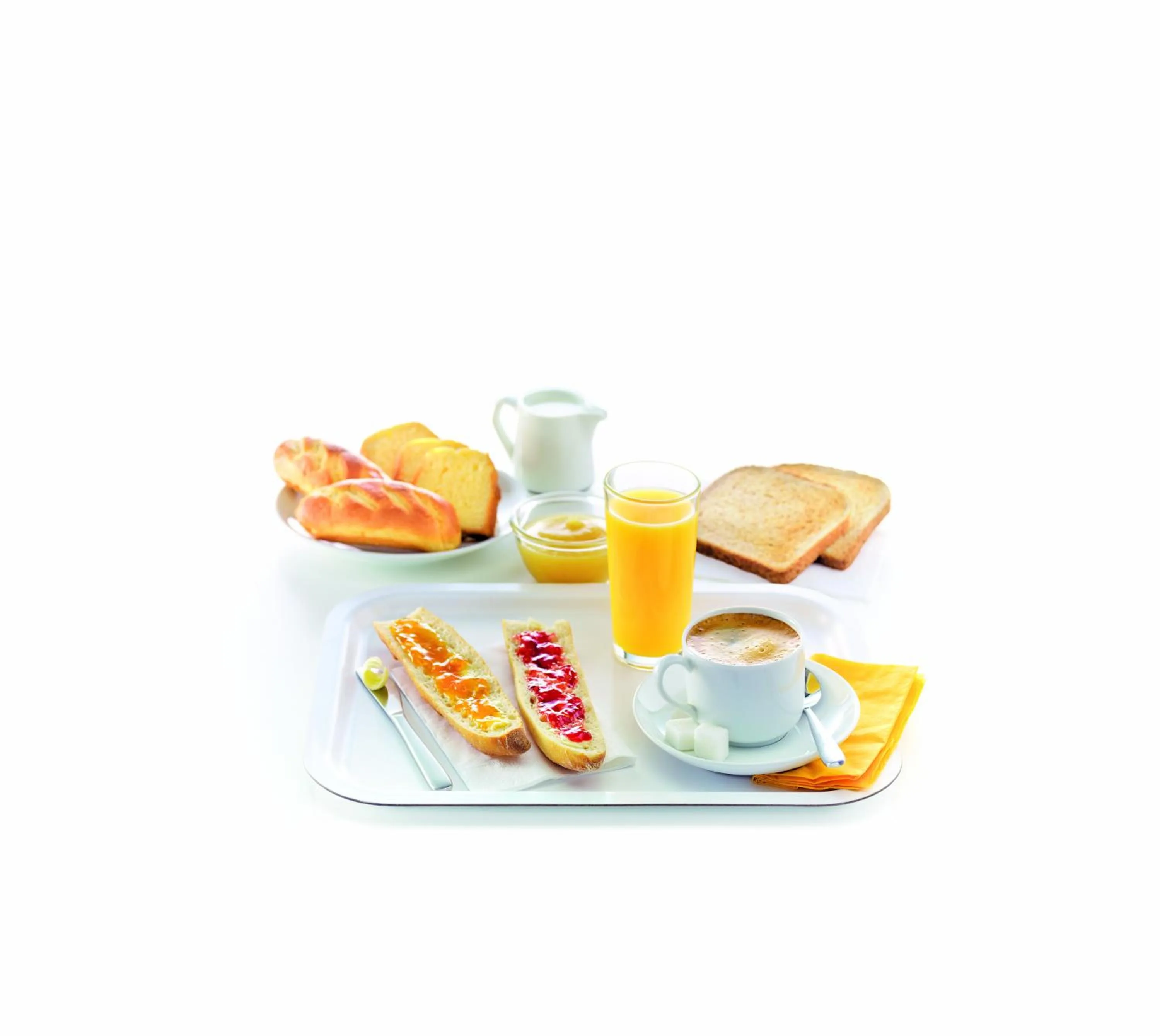 Continental breakfast in Premiere Classe Chantilly Sud Luzarches