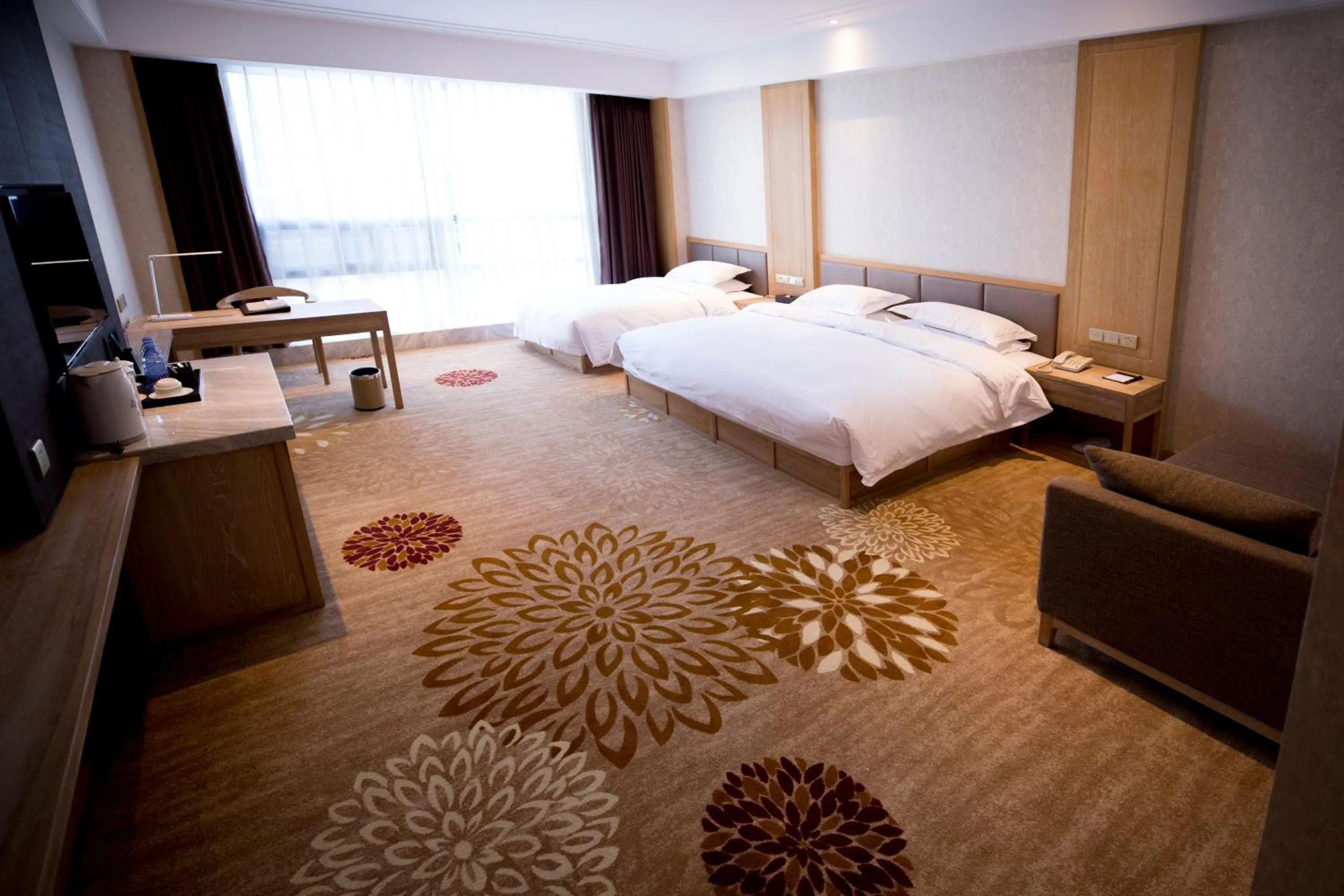 Bed in Metropark Hotel Yingkun Beijing