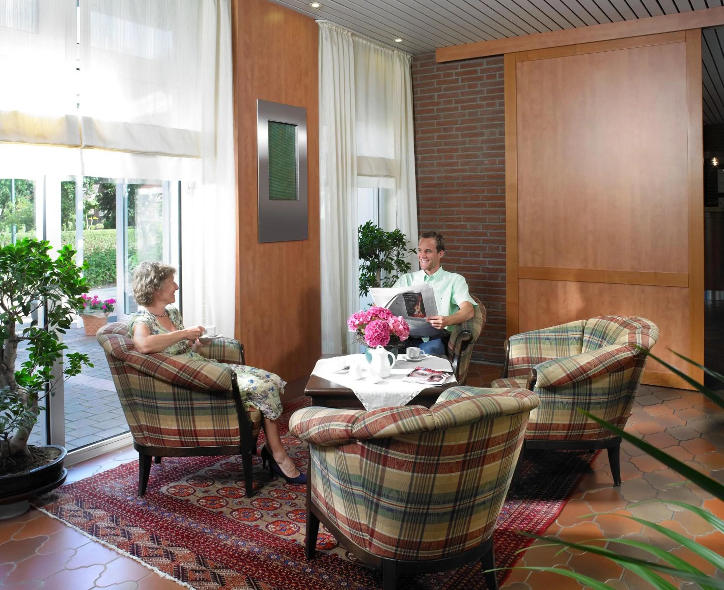 Lobby or reception in Hotel Flörke