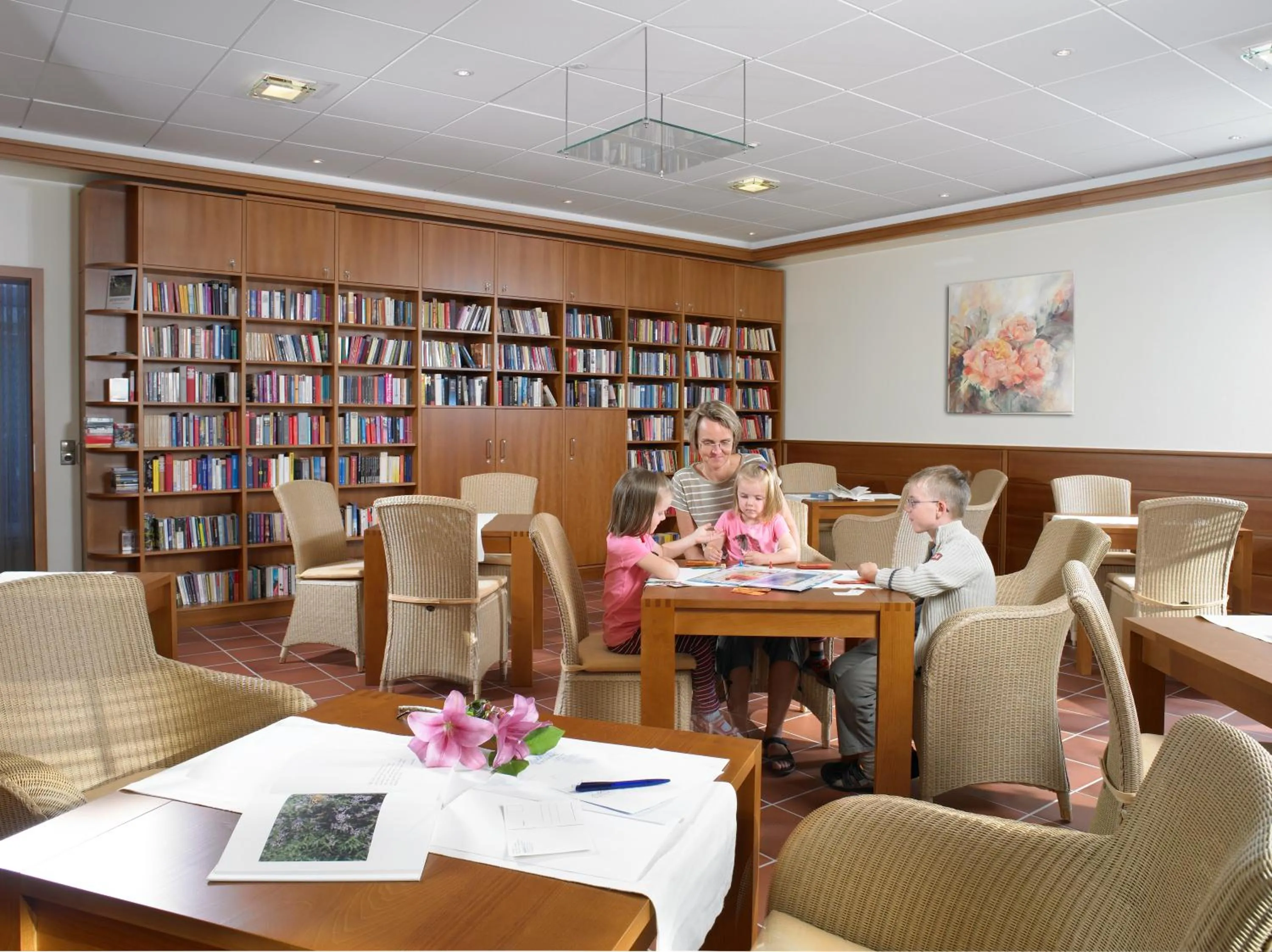 Library in Hotel Flörke