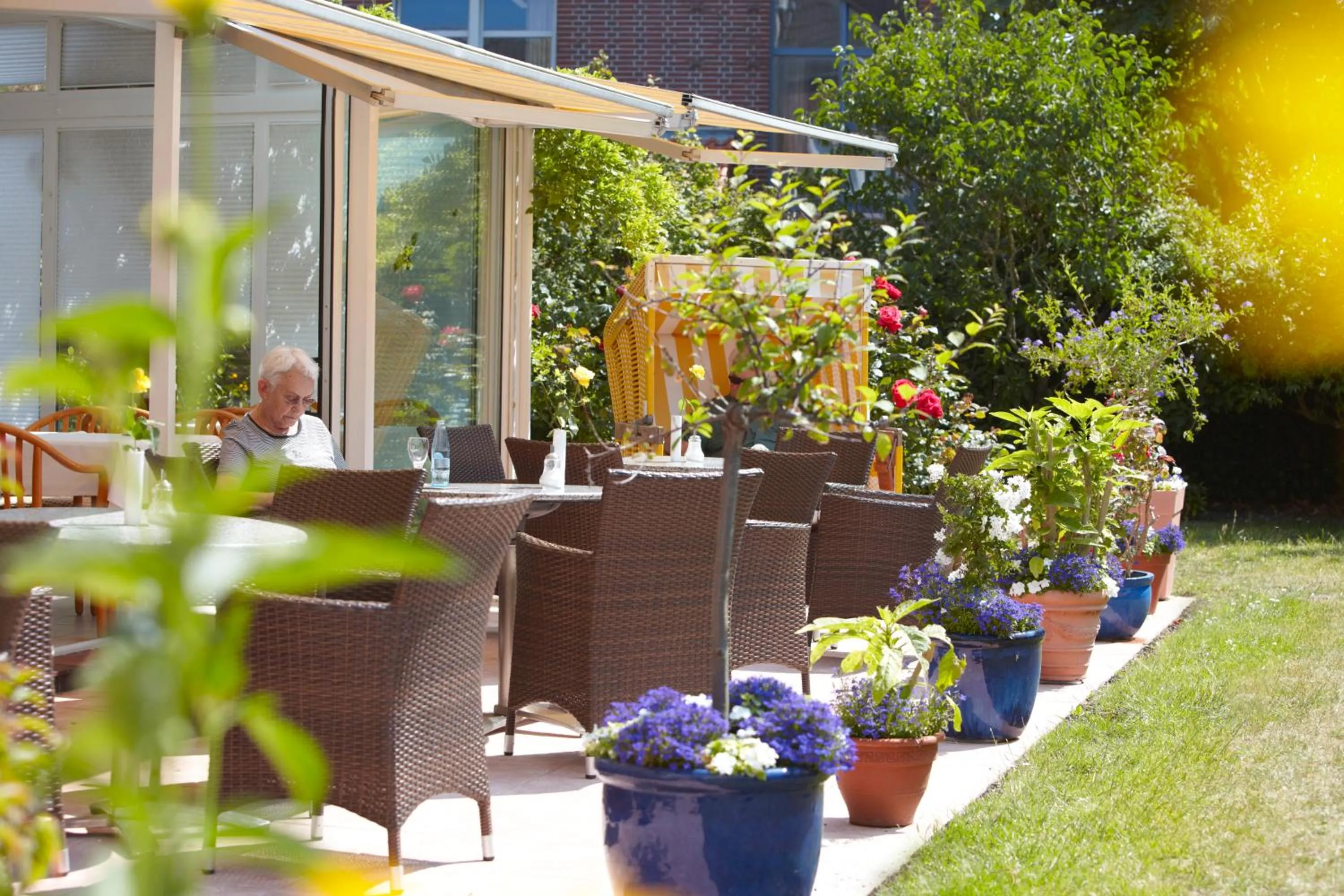 Garden in Hotel Flörke