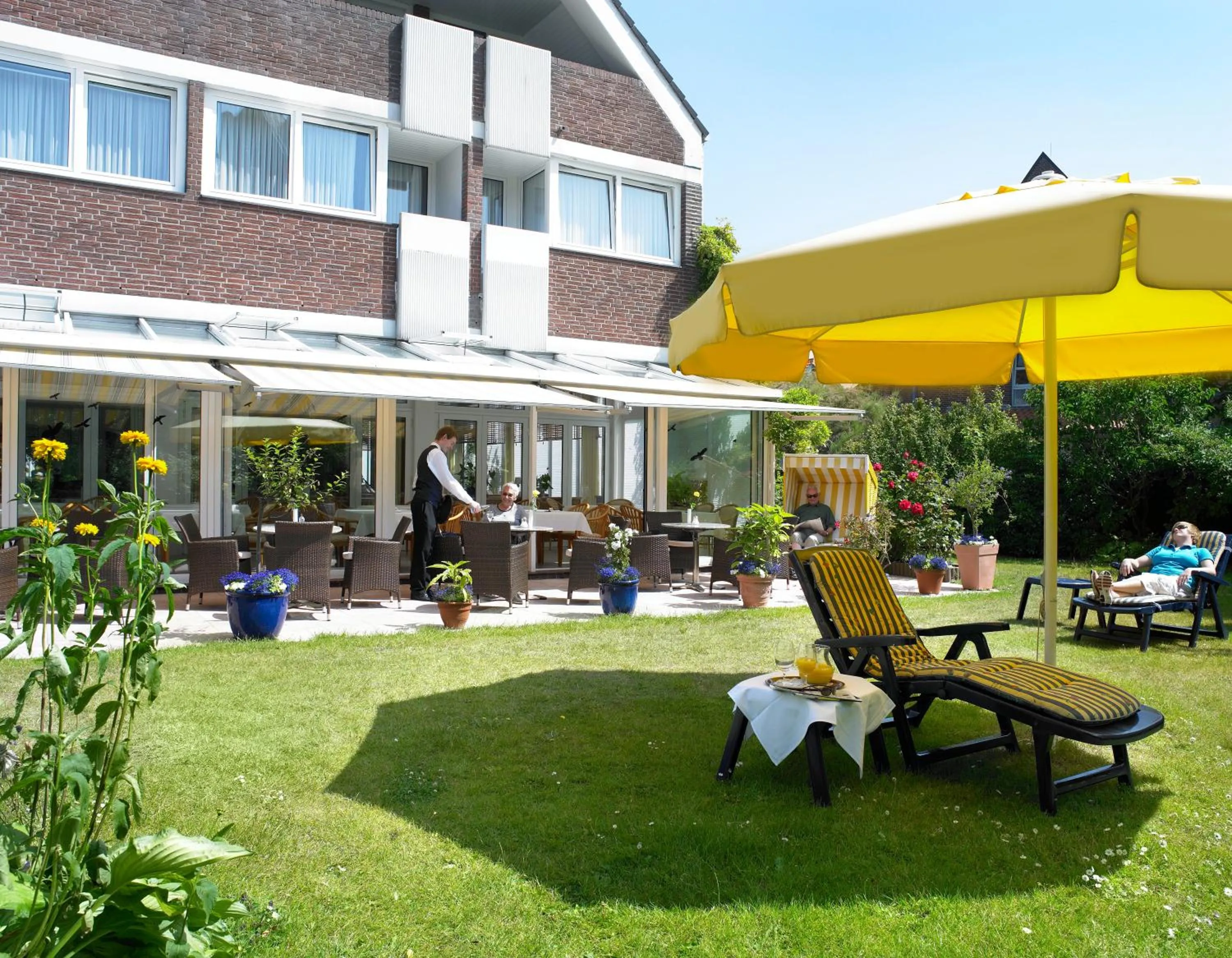 Garden in Hotel Flörke