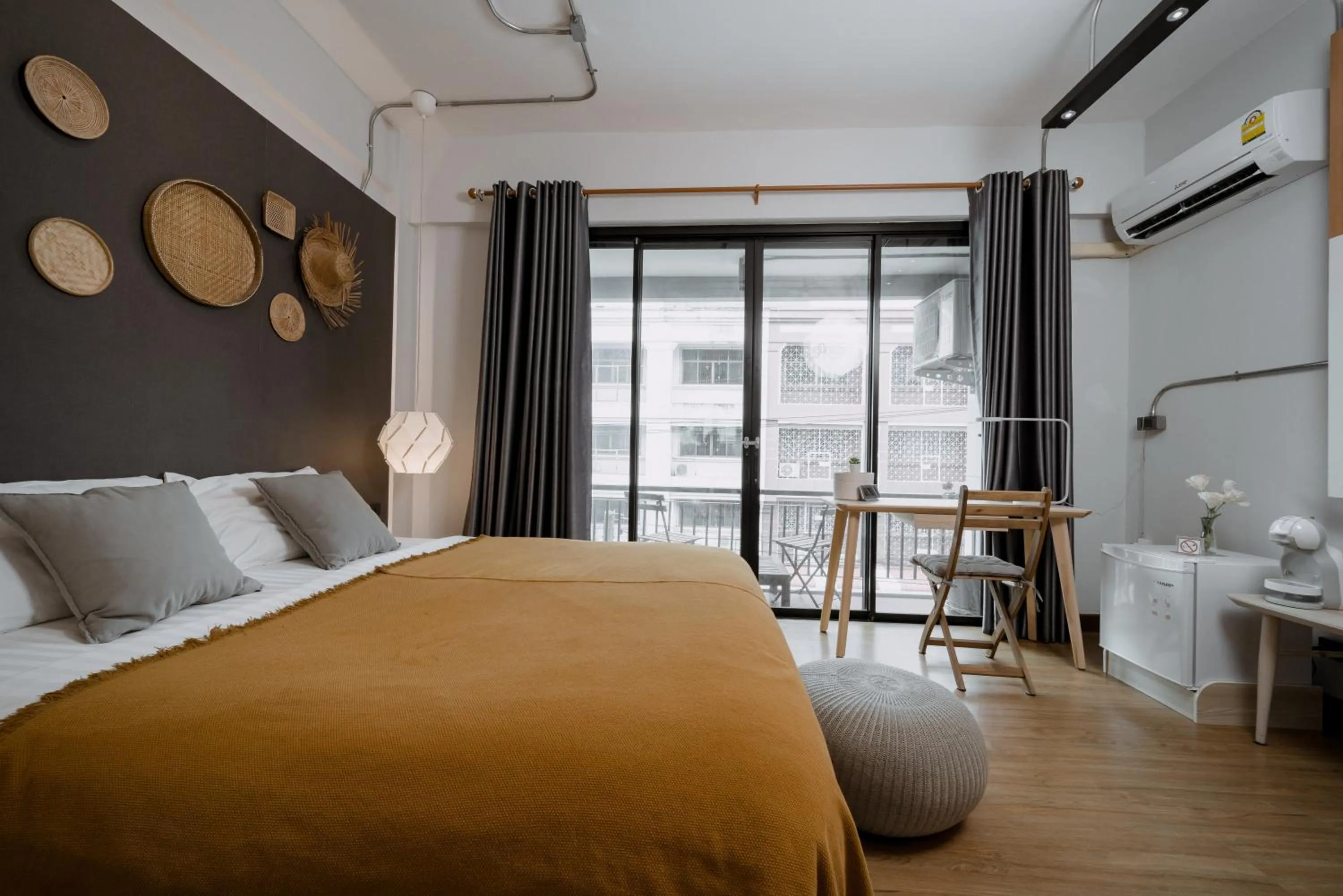 Bed in The Brown Hotel