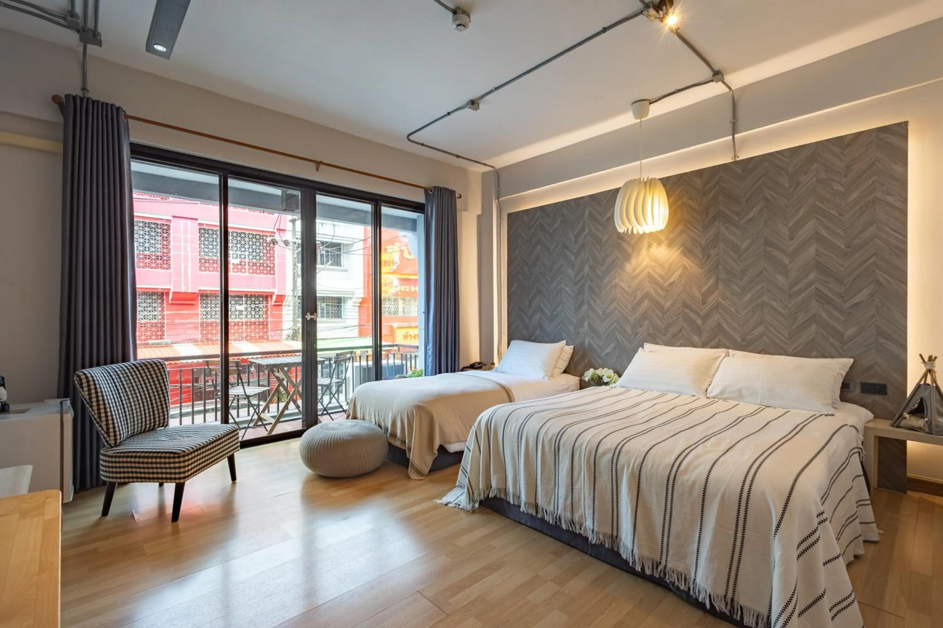 Bed in The Brown Hotel