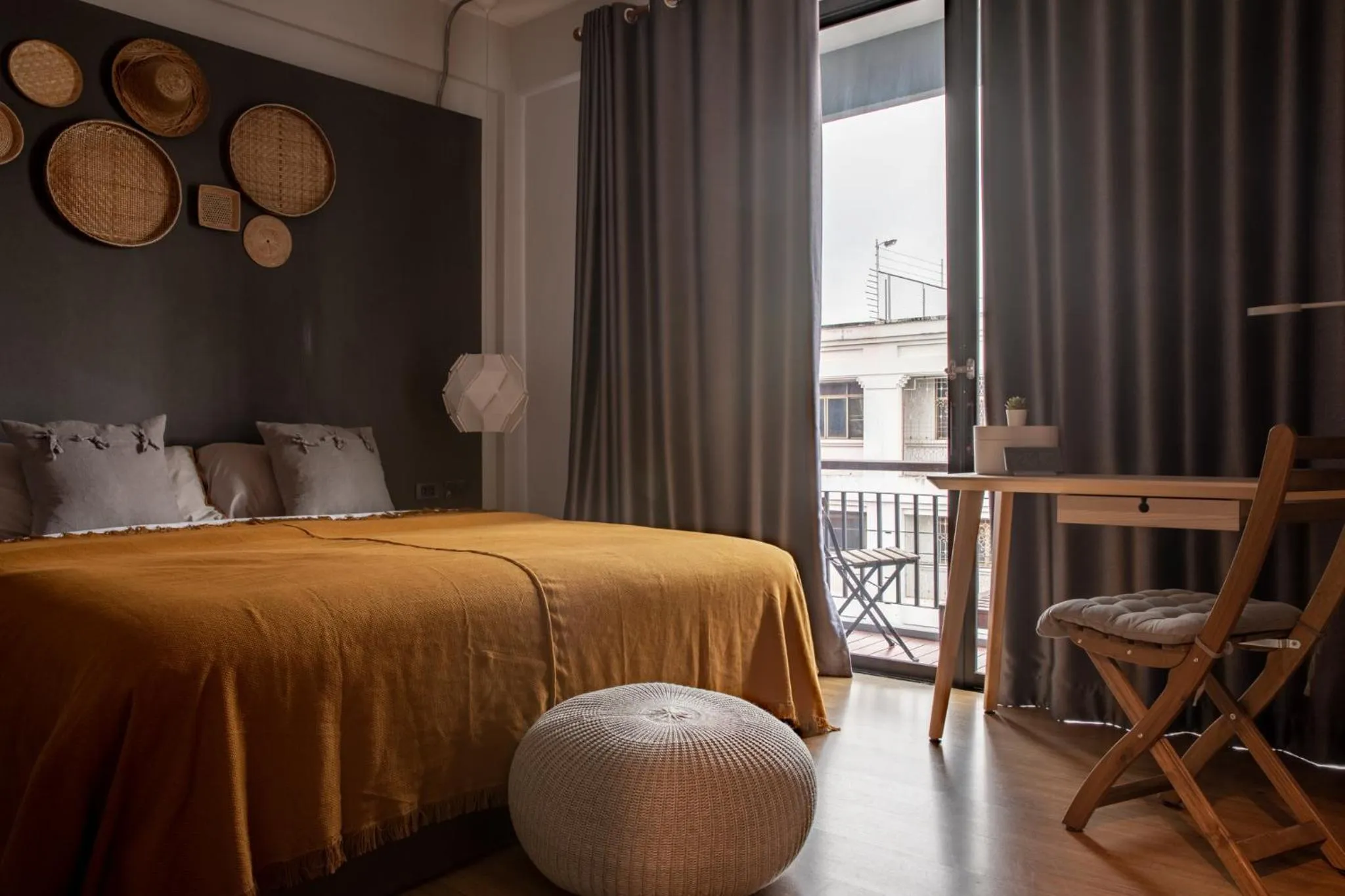 Bed in The Brown Hotel