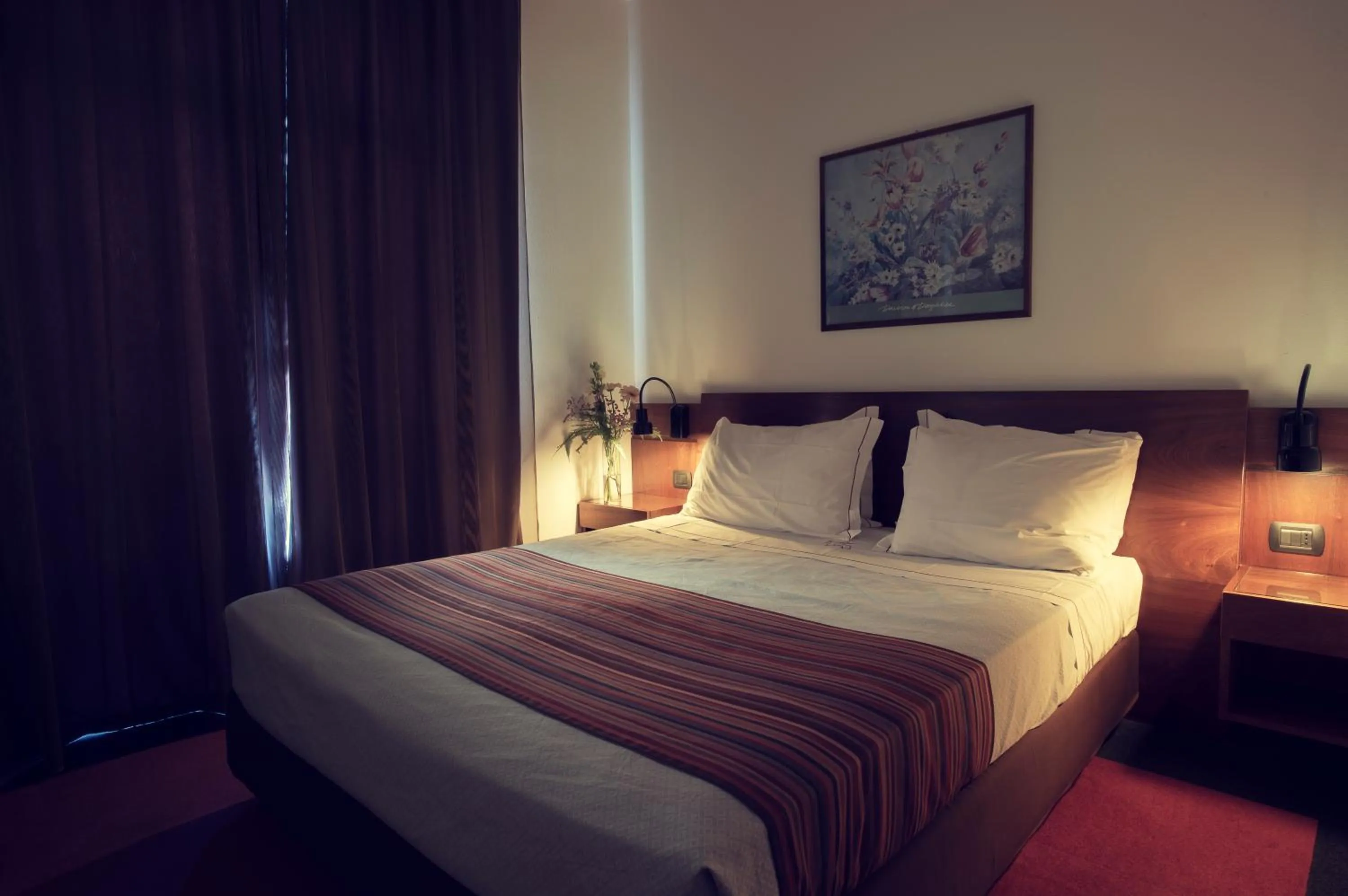 Bed in Cangrande Hotel