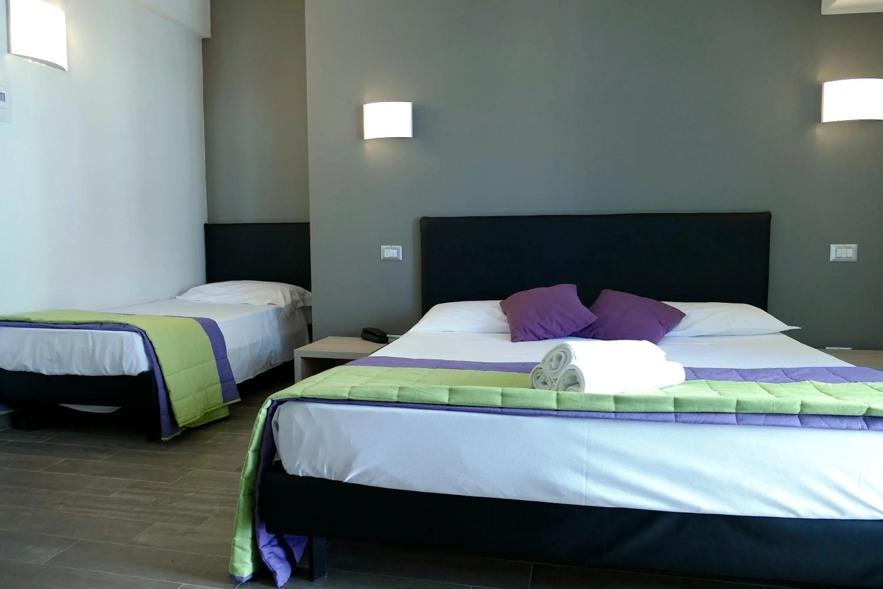 Bed in Hotel Désirée