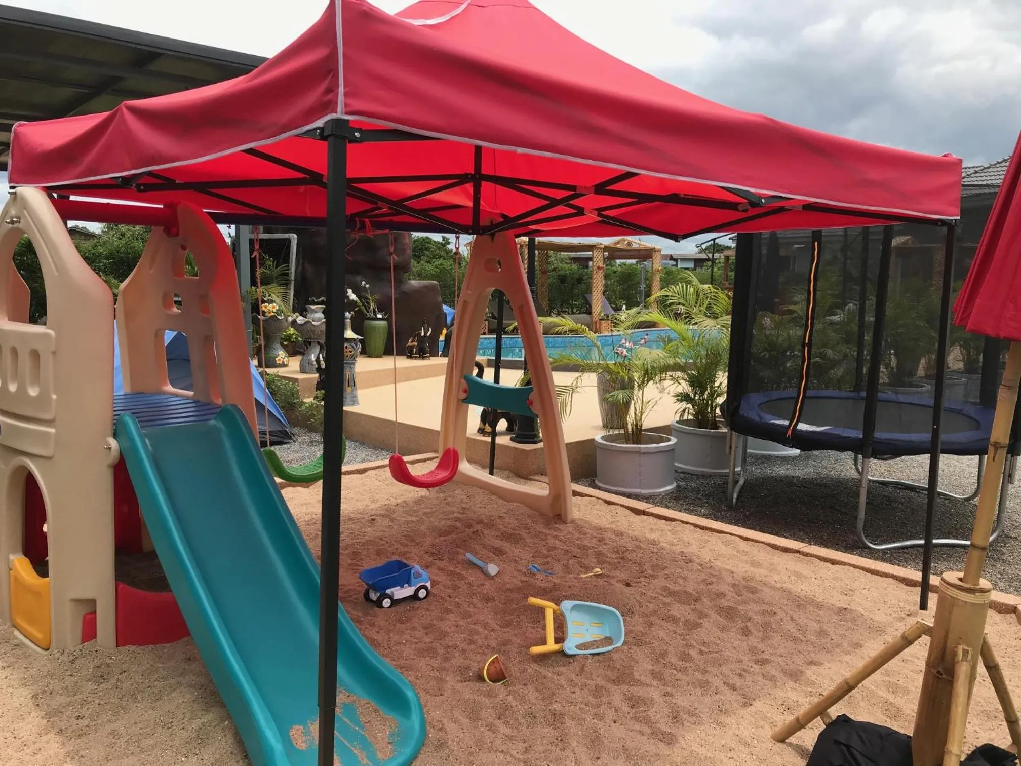 Children play ground, Children's Play Area in SB Holiday Resort - Chiang Mai