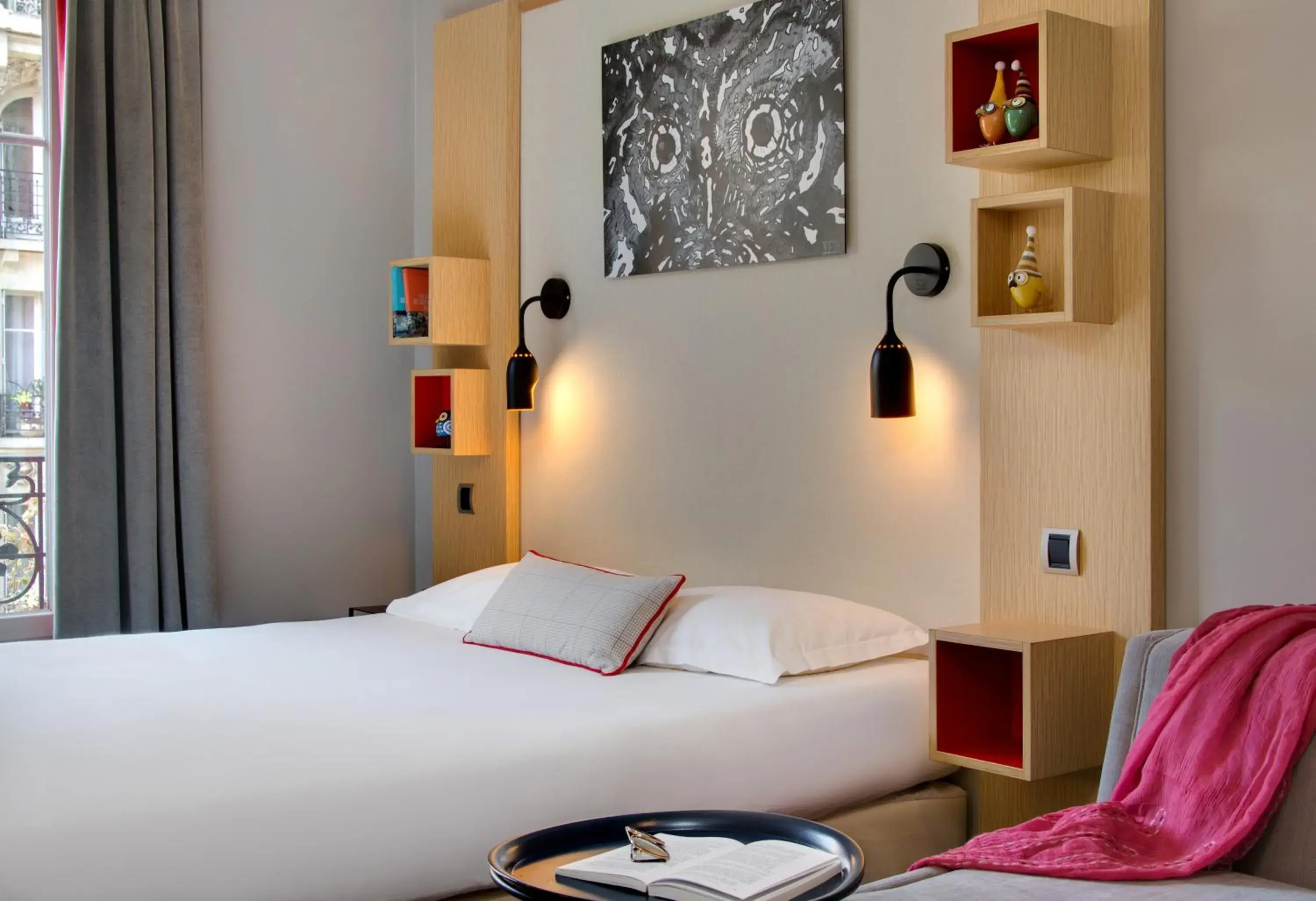 Bed in Chouette Hotel Bed in Chouette Hotel