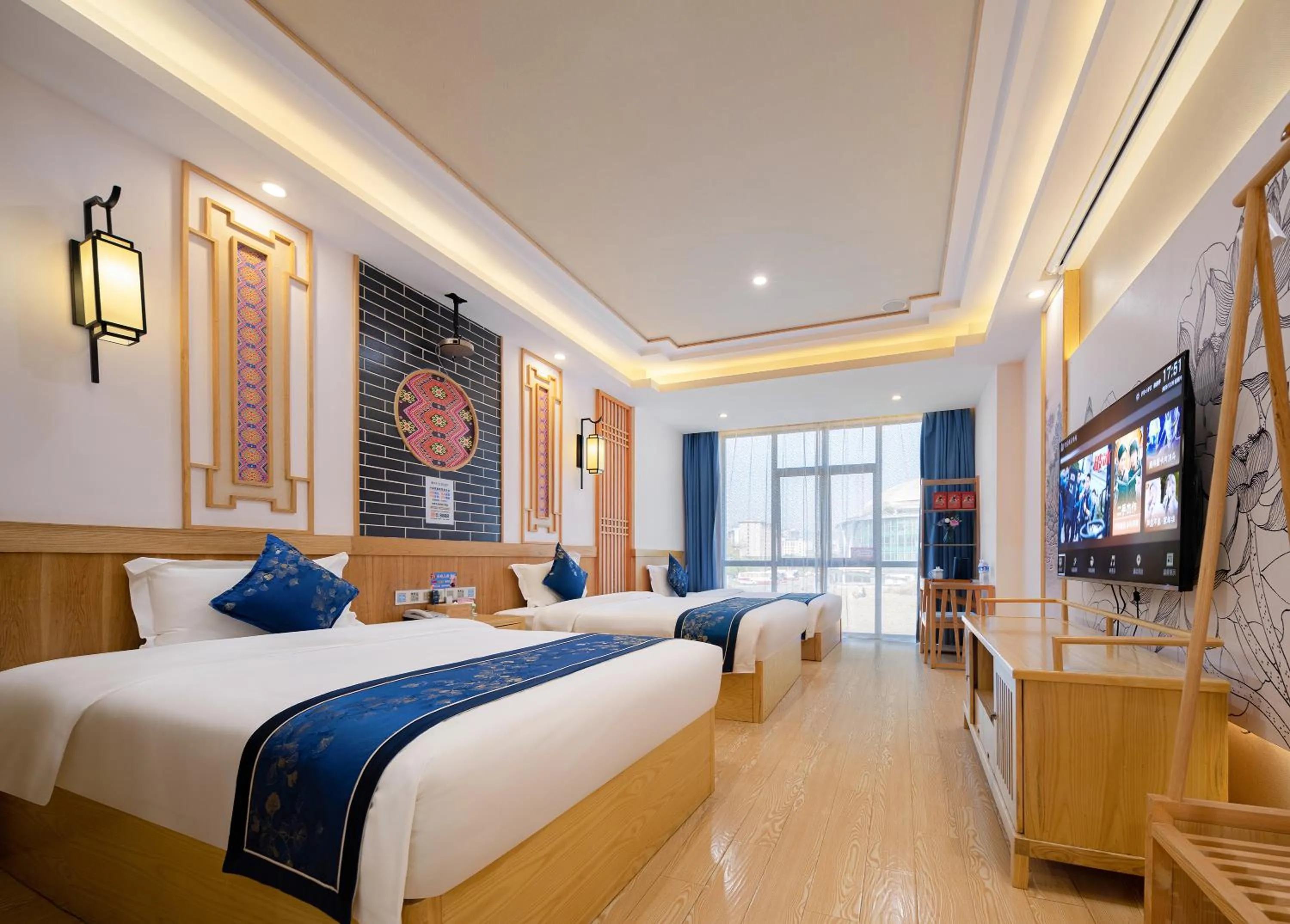 Standard Triple Room in Zhangjiajie DreamWay Hotel-Free airport-Zhangjiajie high-speed rail pick-up and drop-off service