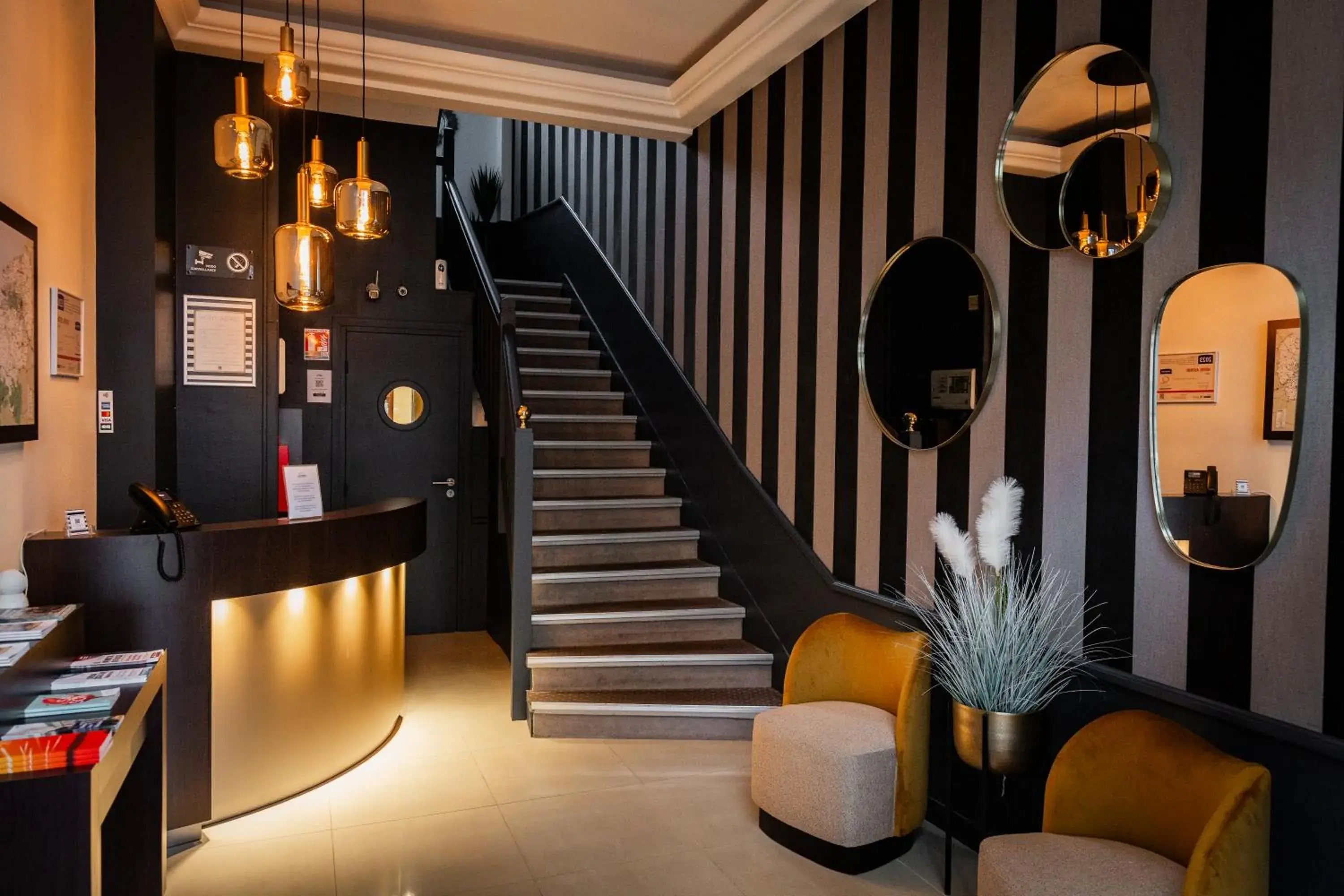 Lobby or reception in Hotel Astrid Caen centre Lobby or reception in Hotel Astrid Caen centre