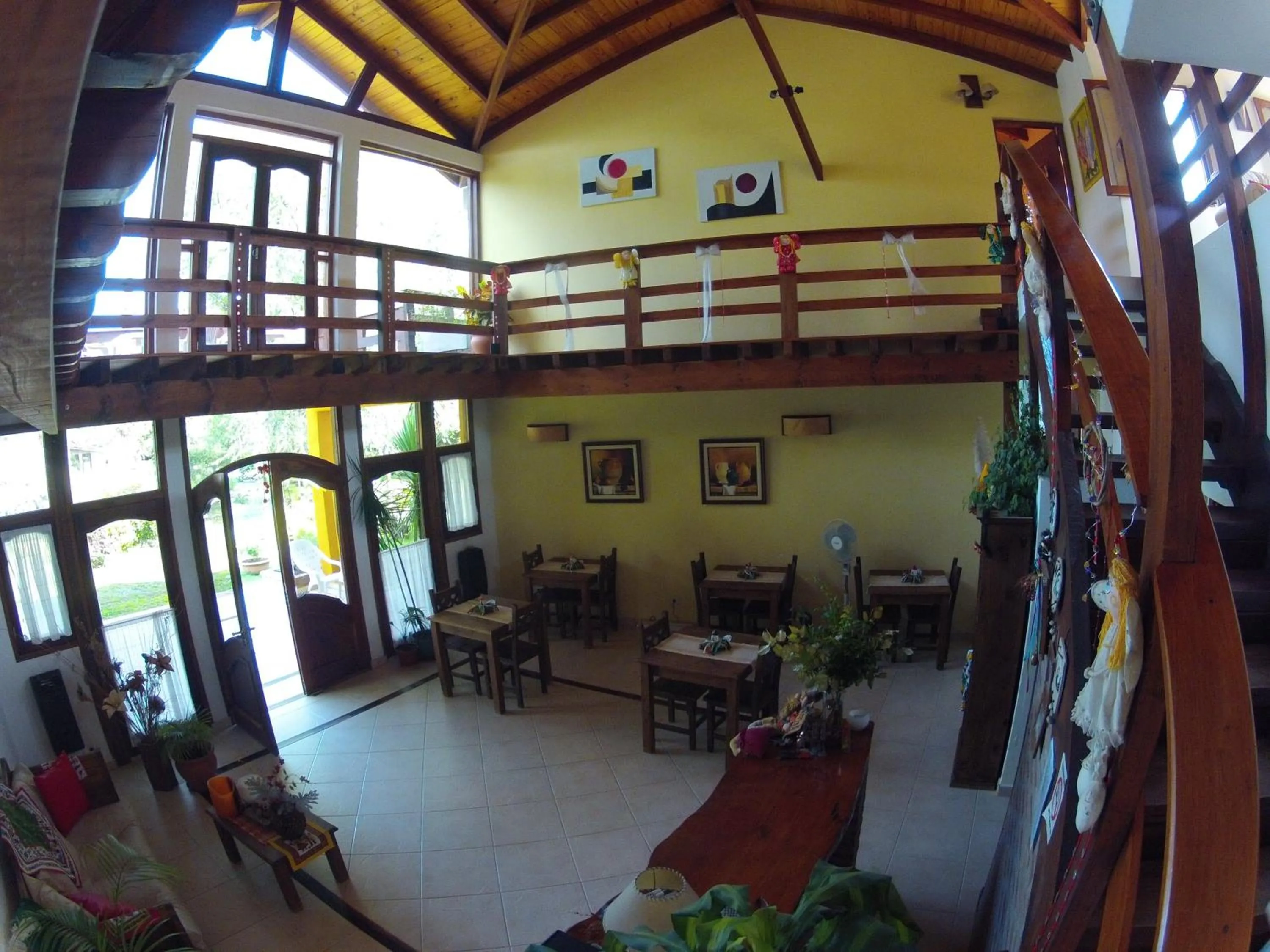 Lobby or reception in Posada Shemak