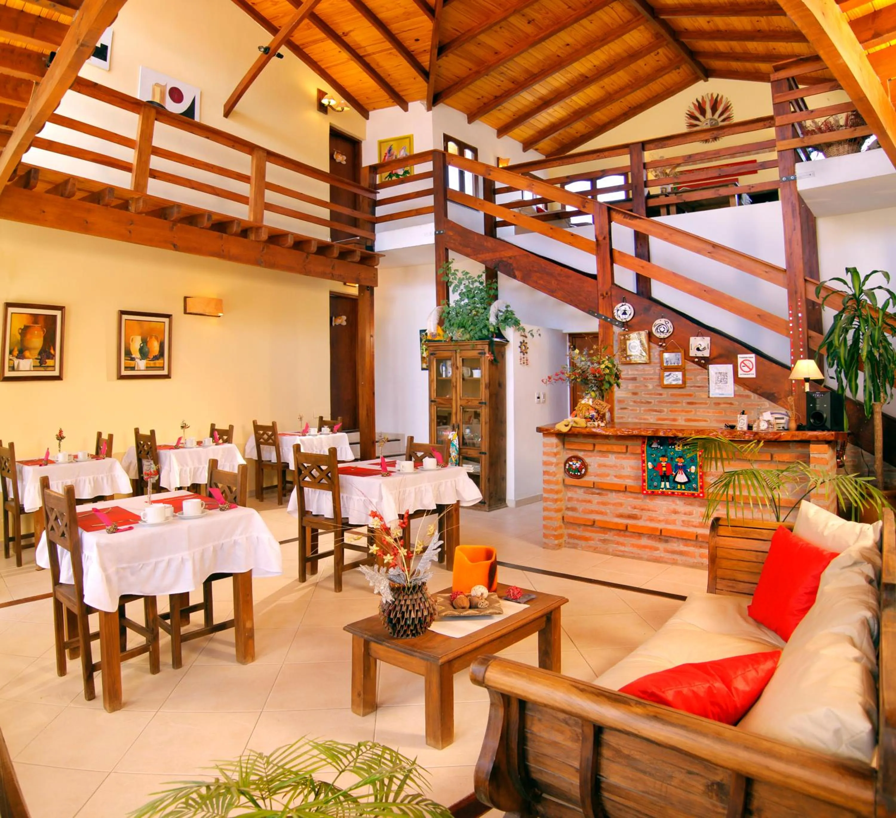 Lobby or reception in Posada Shemak