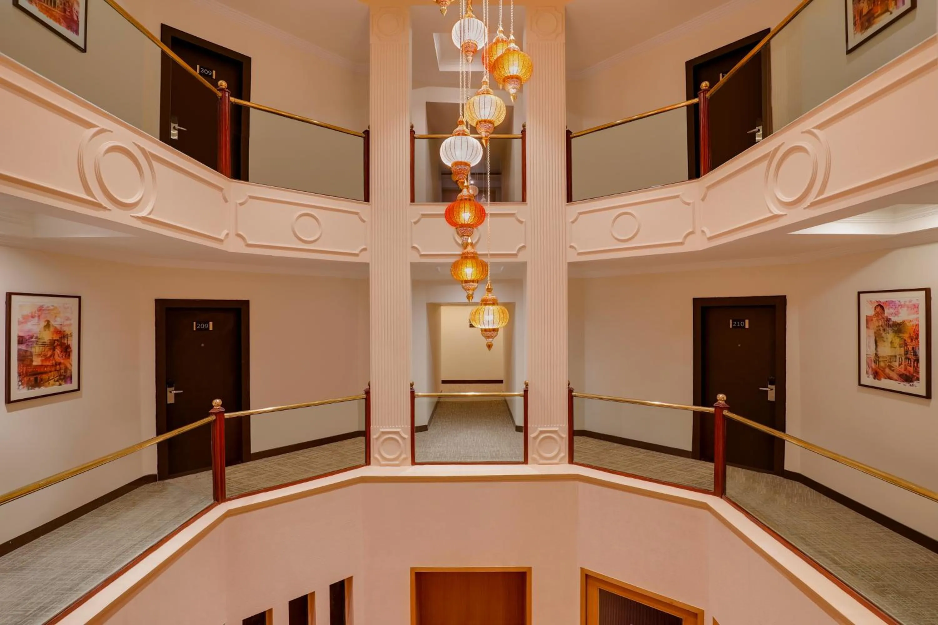 Decorative detail in Lemon Tree Hotel Bhopal