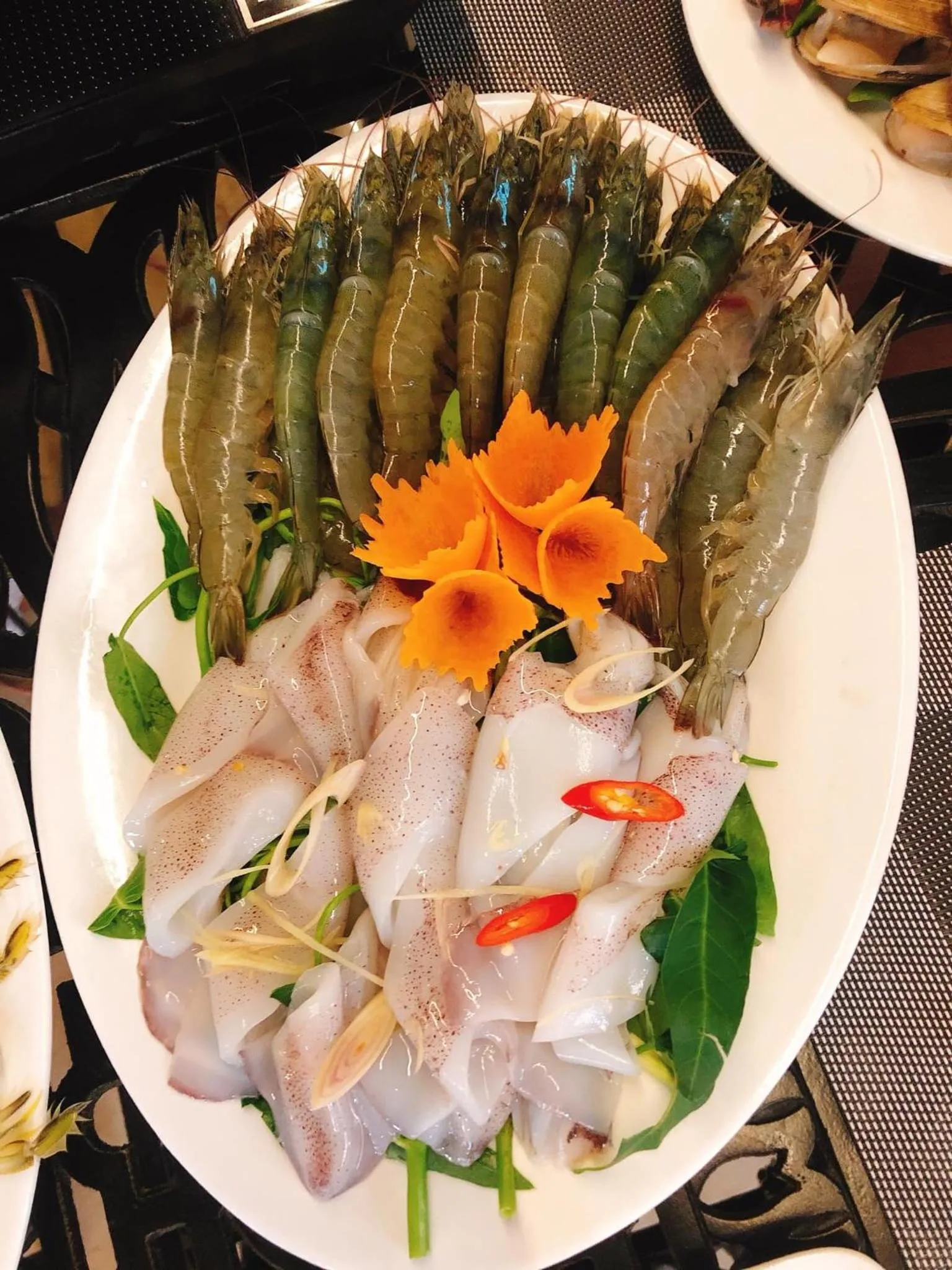 Food close-up in Vincent Halong Hotel