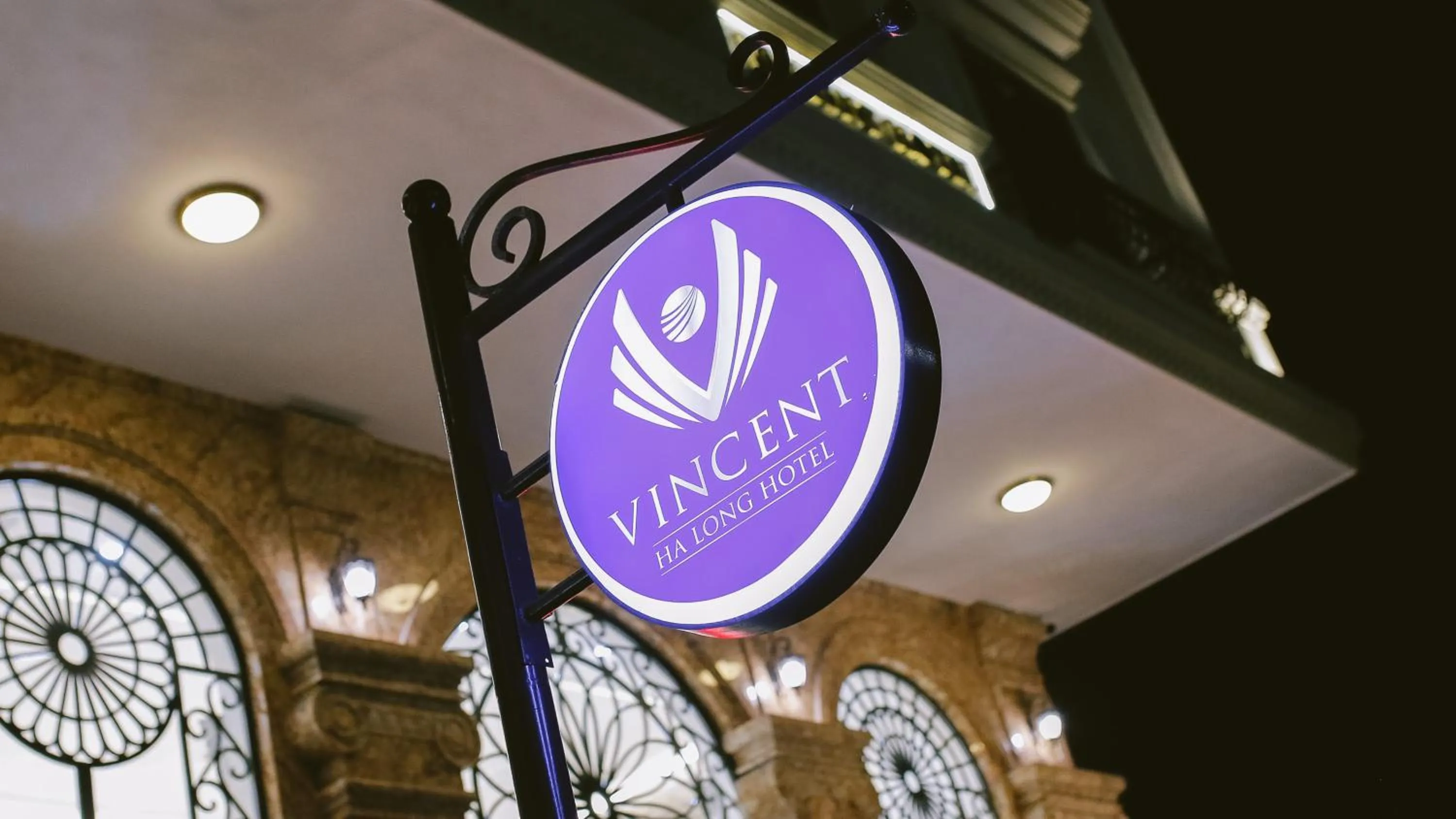 Property logo or sign in Vincent Halong Hotel