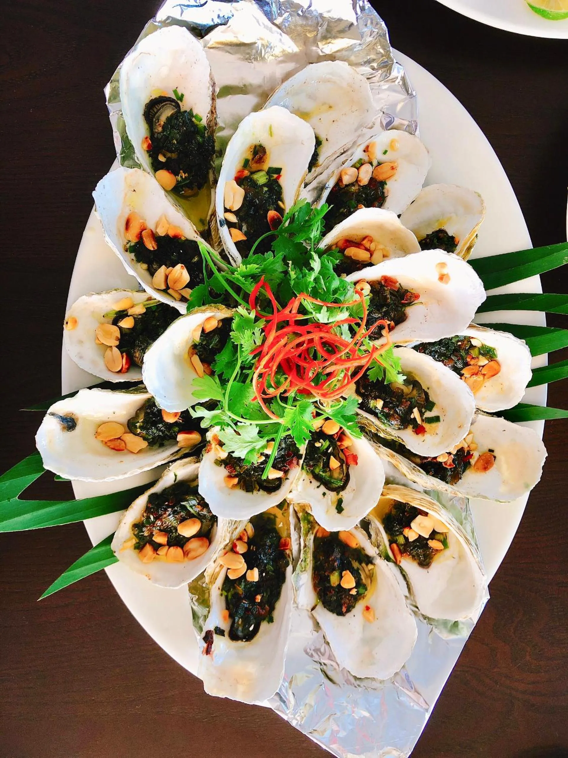 Food close-up in Vincent Halong Hotel