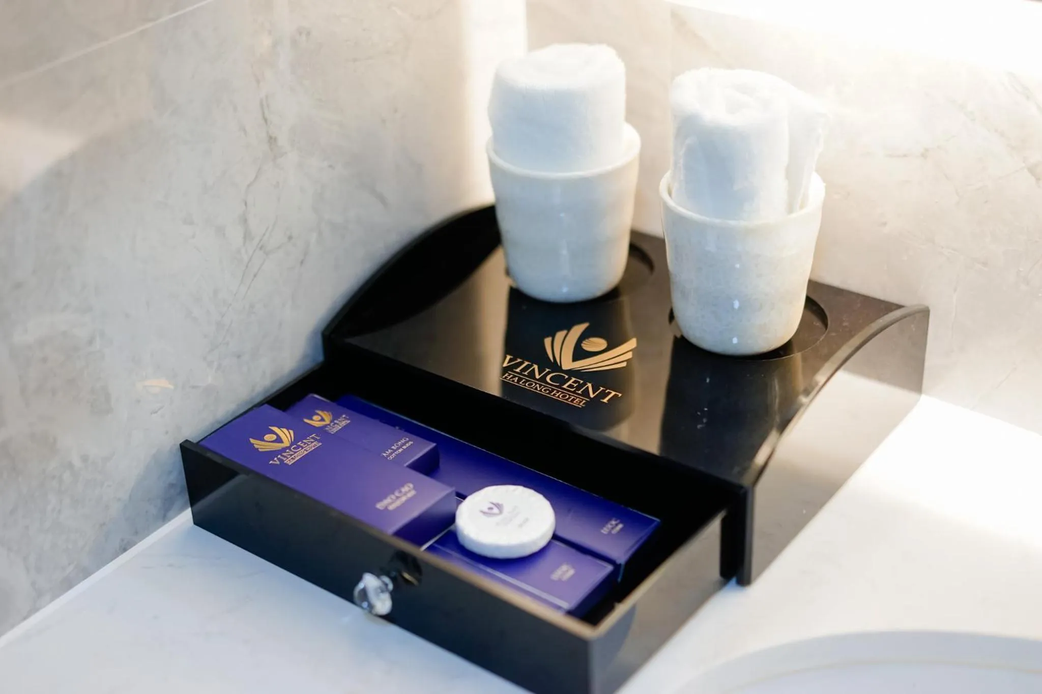 Decorative detail in Vincent Halong Hotel