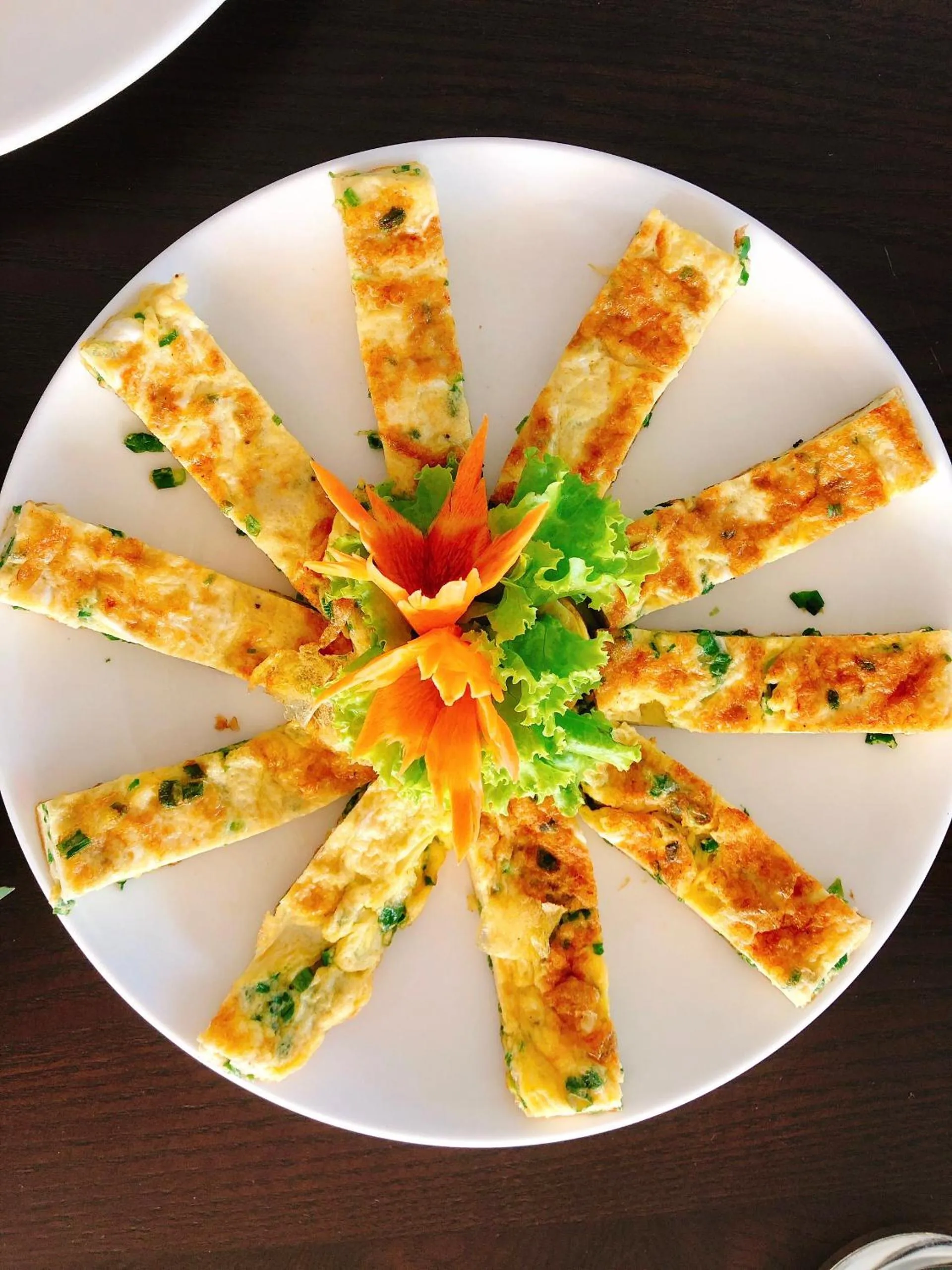 Food close-up in Vincent Halong Hotel