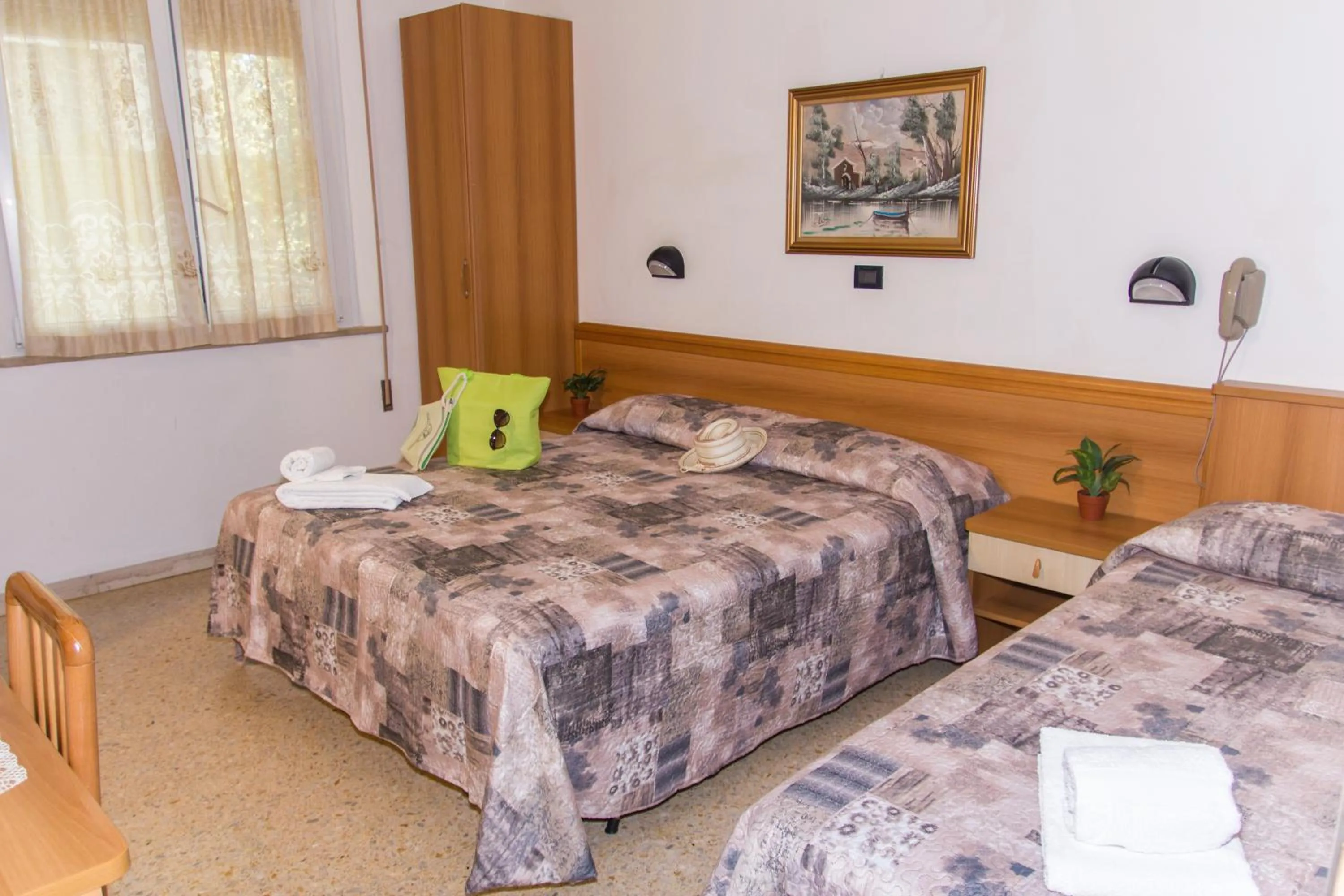 Bed in Hotel Trianon