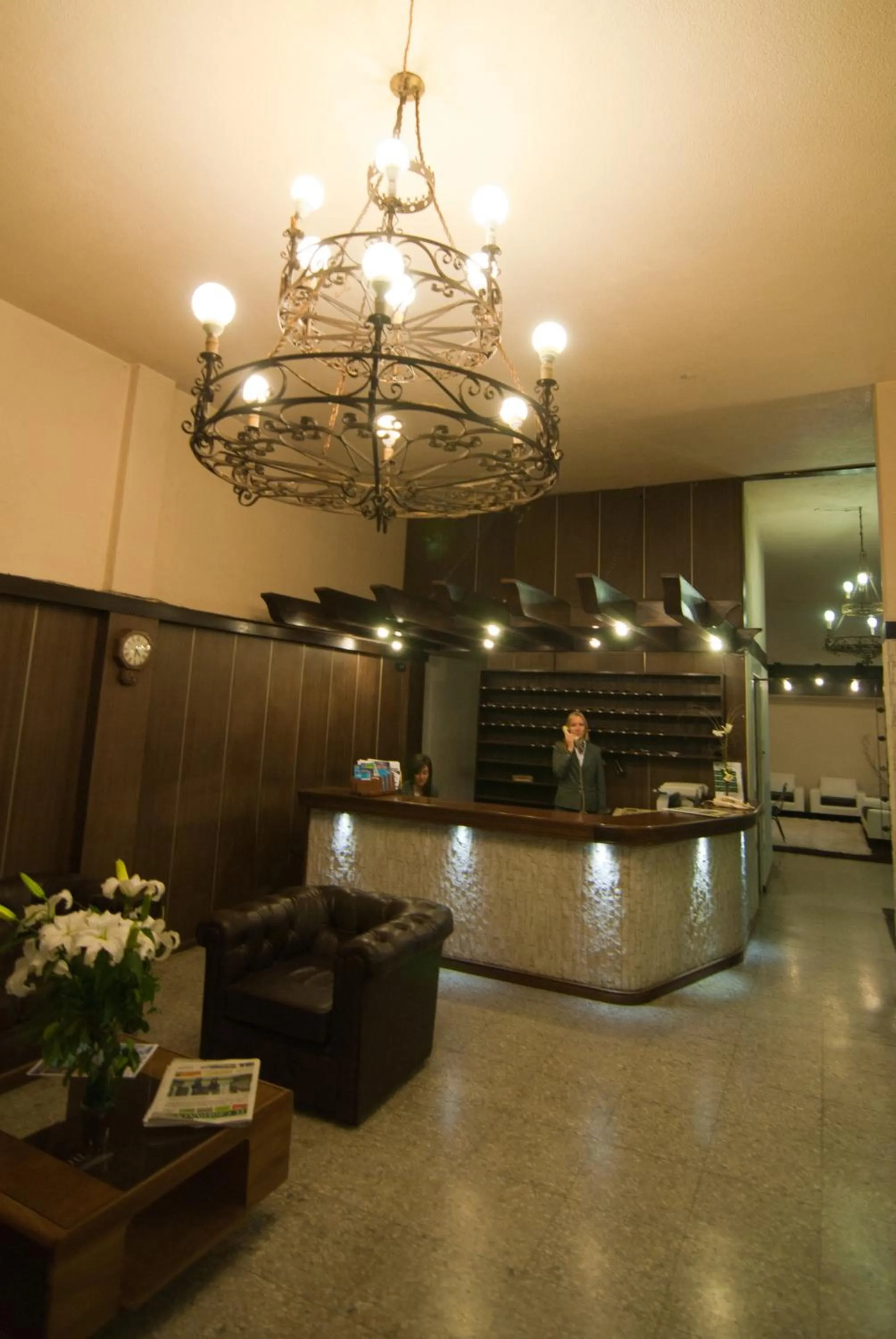 Lobby or reception in Hotel Los Cedros