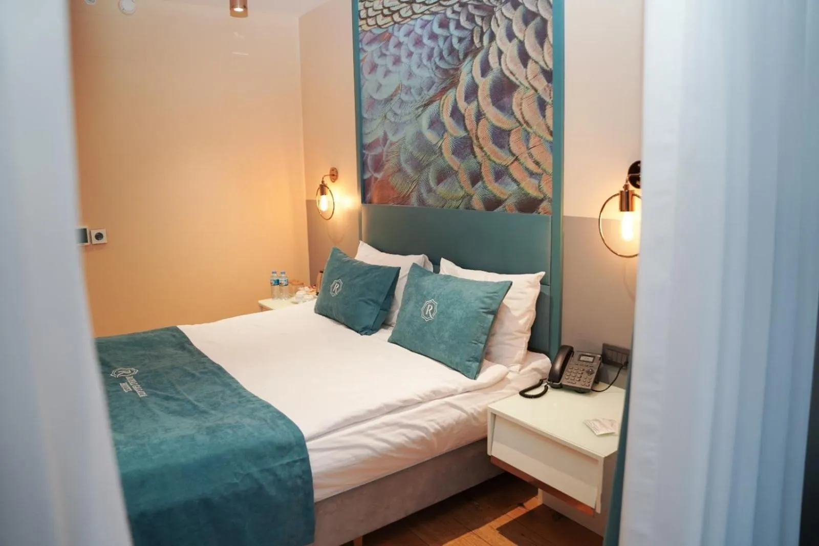 Bed in Royal Galata Hotel