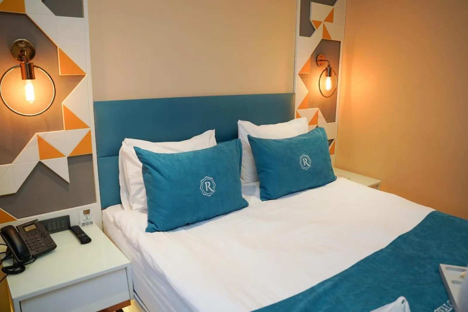 Bed in Royal Galata Hotel