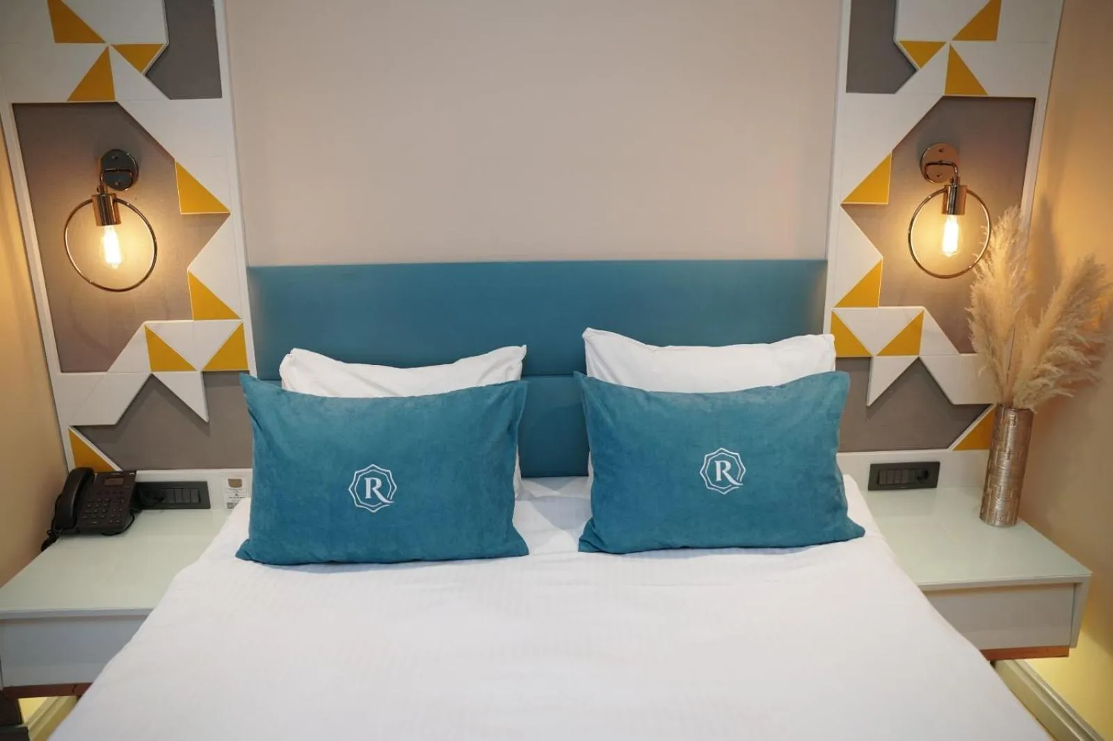 Bed in Royal Galata Hotel