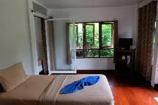 Bed in Koh kood Neverland beach resort