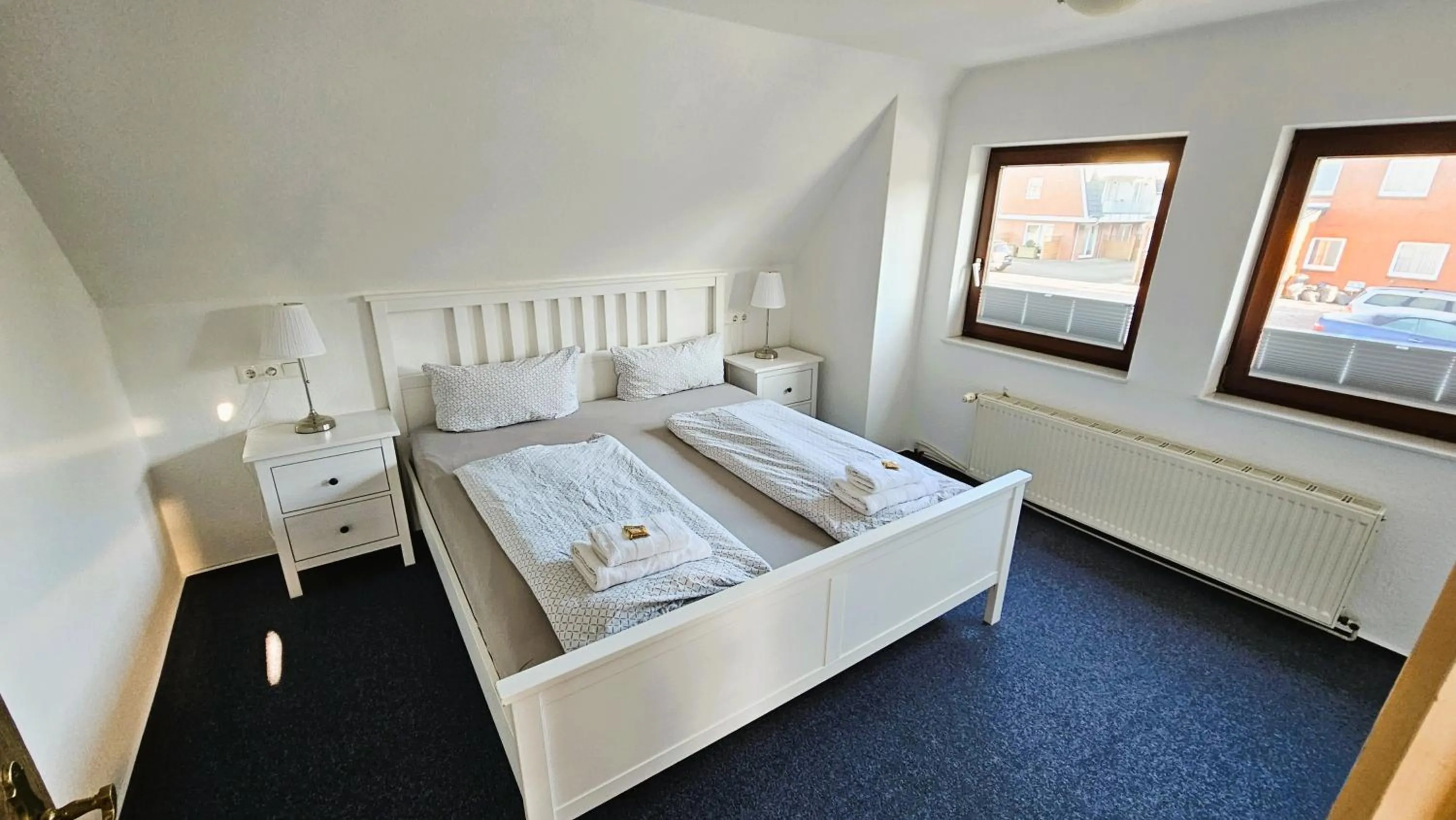 Bed in Hotel Dorfkrug Büsum