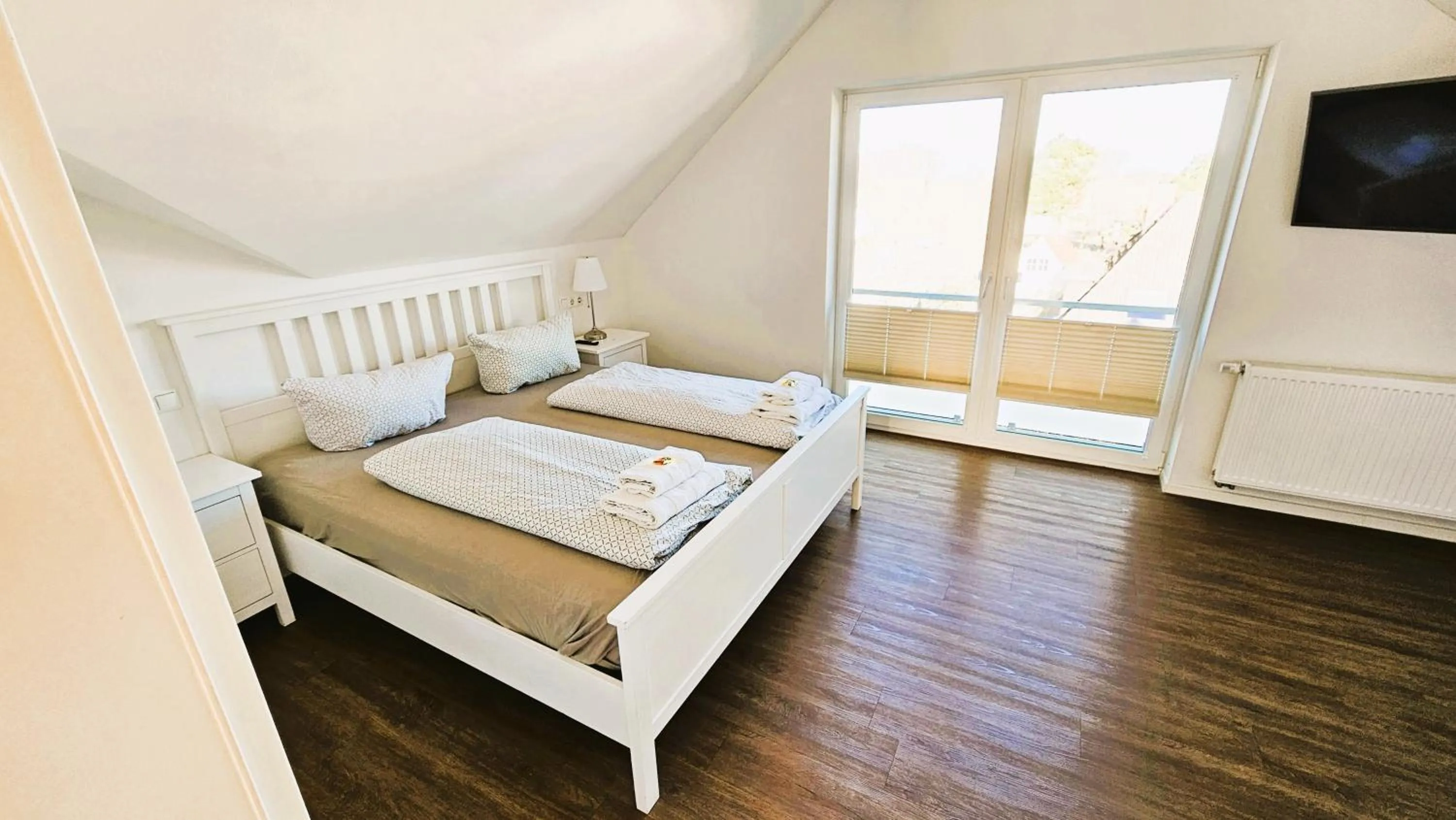 Bed in Hotel Dorfkrug Büsum