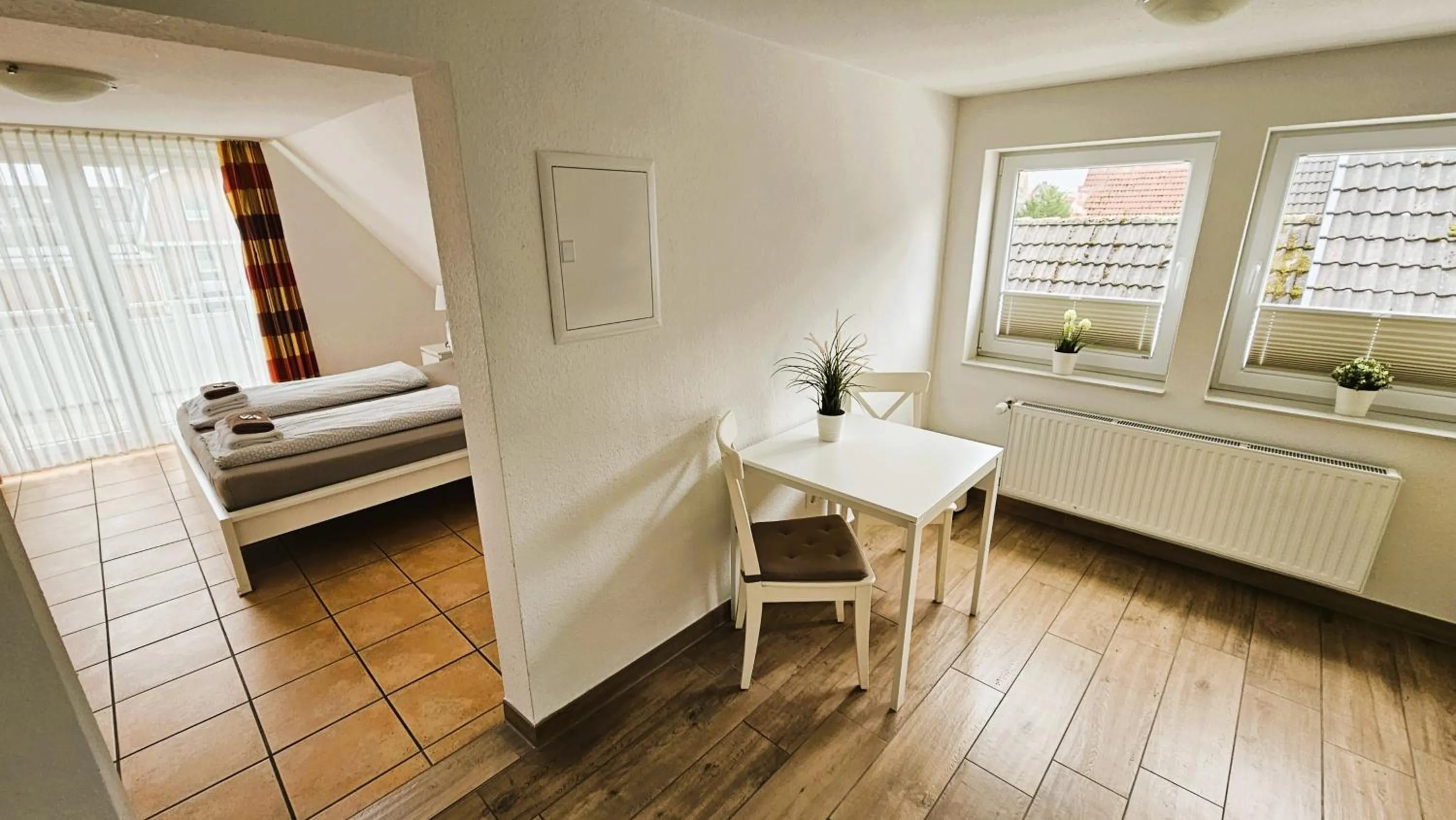 Bed in Hotel Dorfkrug Büsum