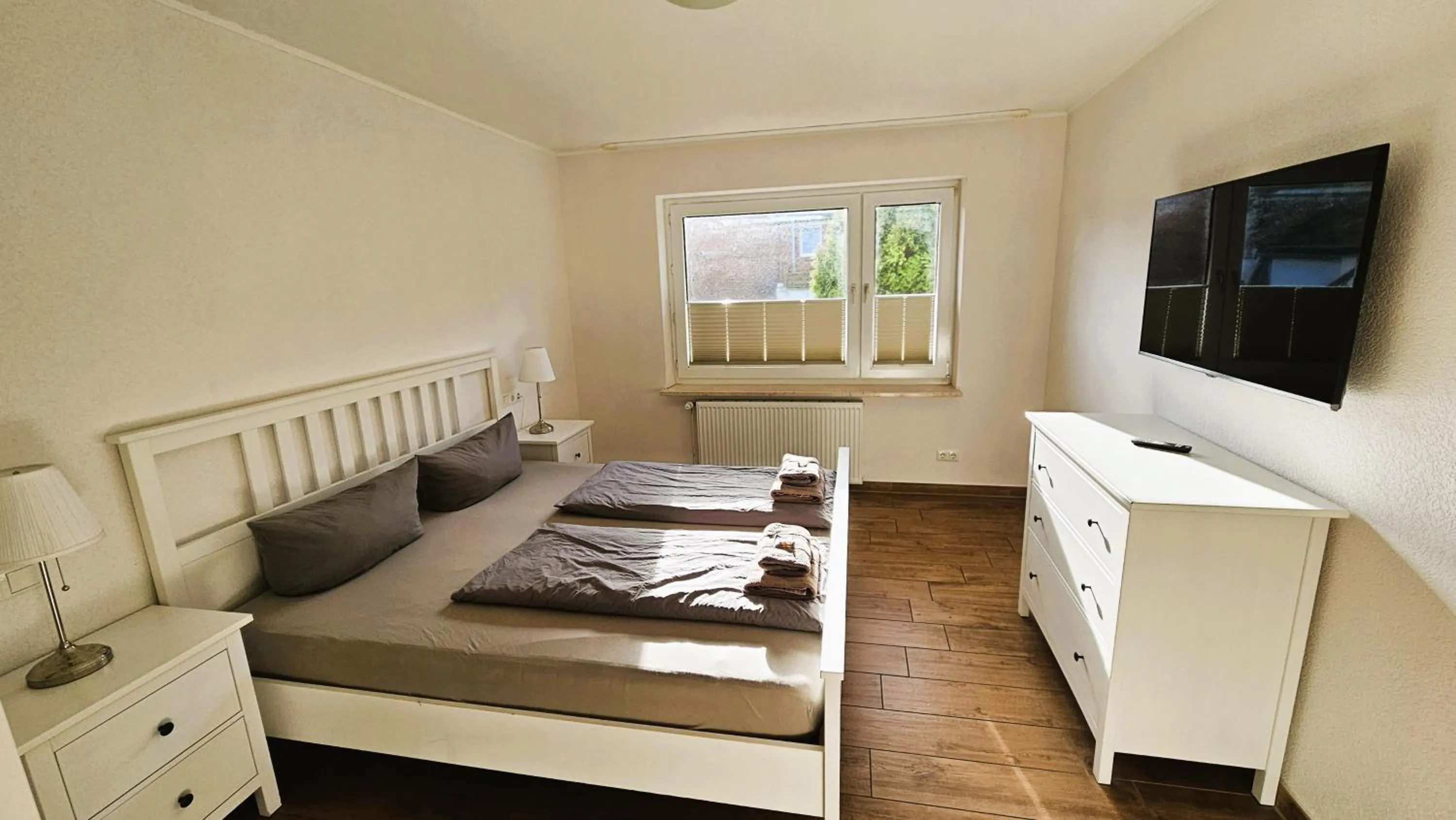 Bed in Hotel Dorfkrug Büsum