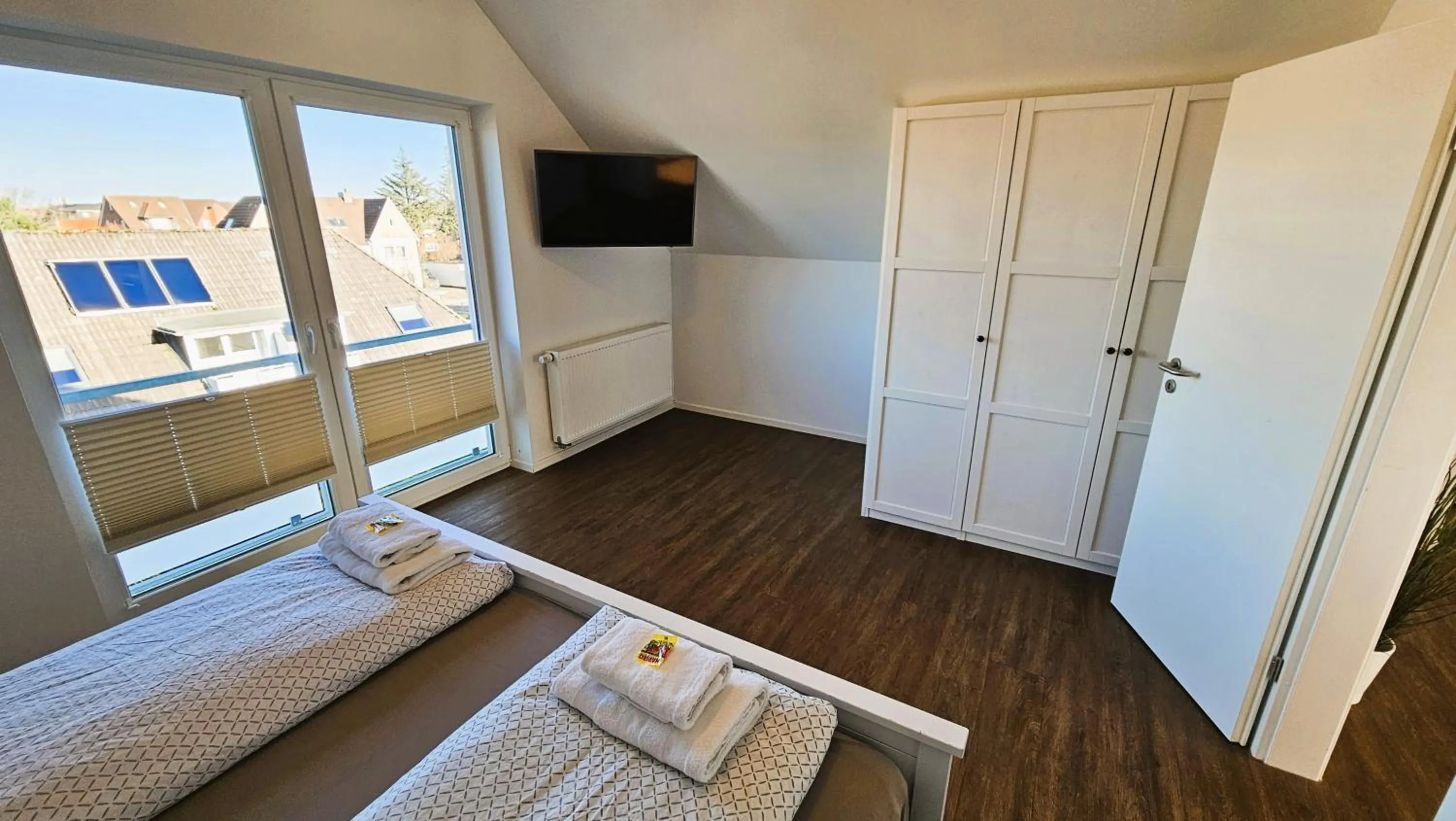 Bed in Hotel Dorfkrug Büsum