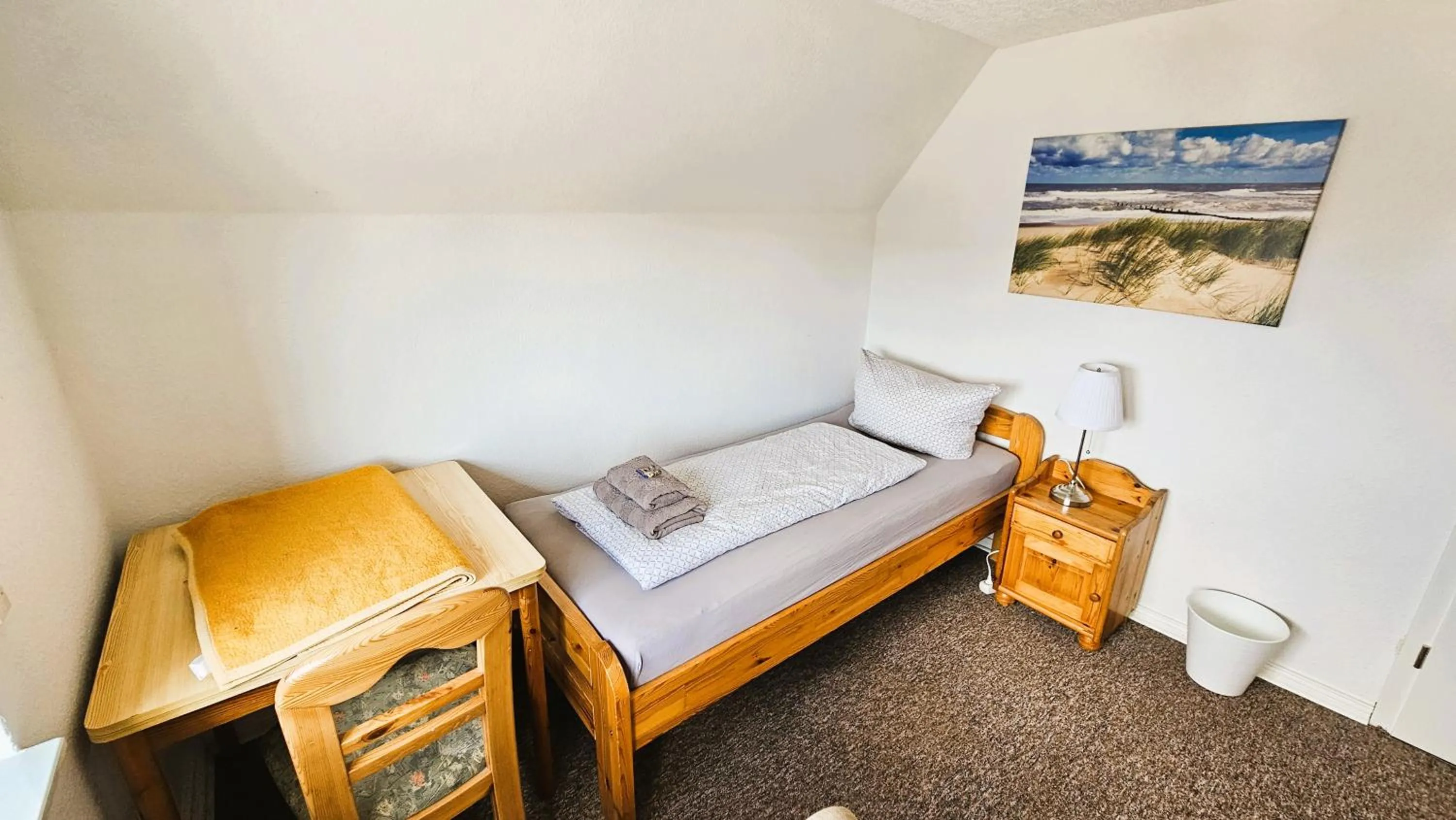 Bed in Hotel Dorfkrug Büsum