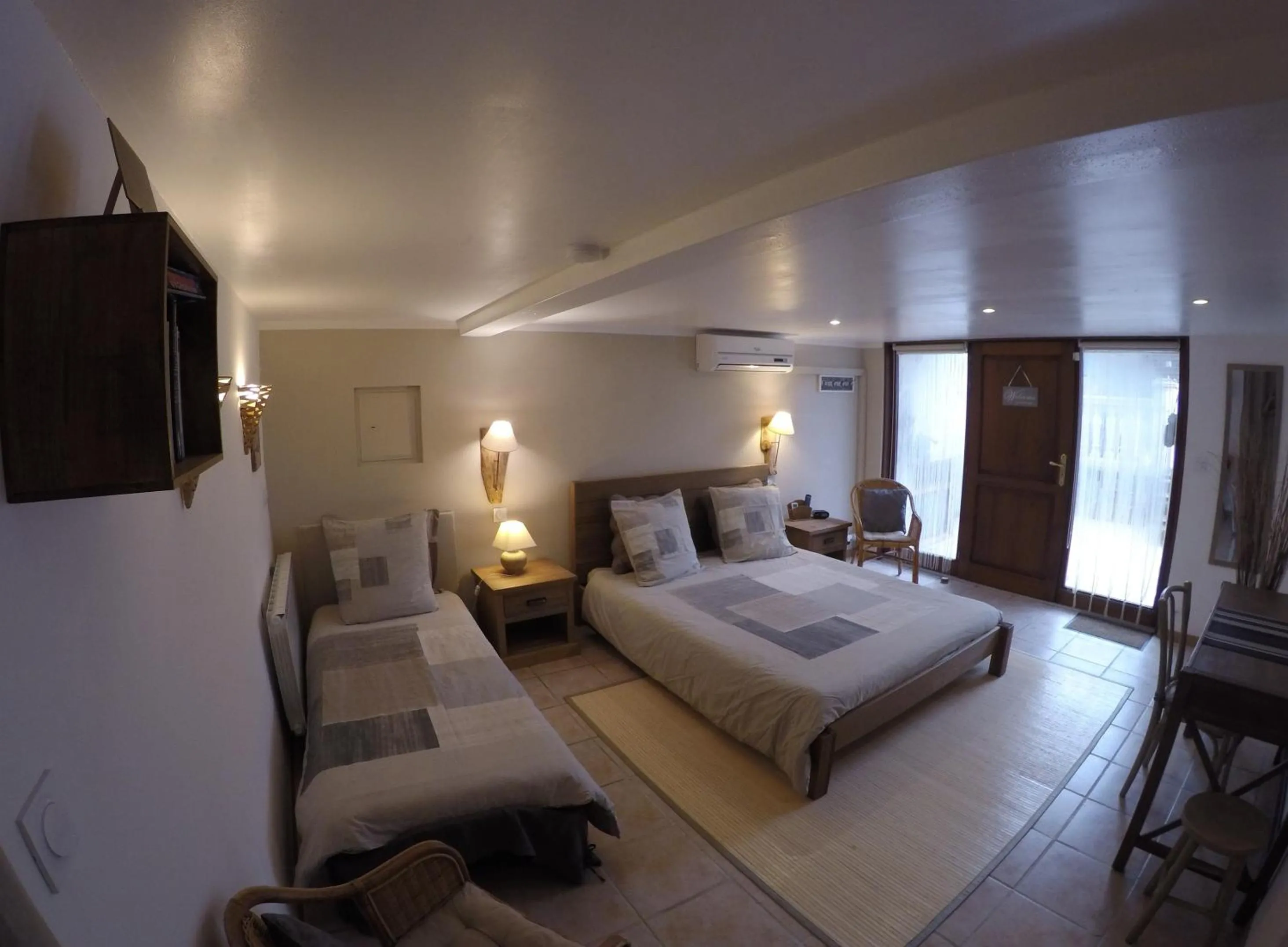 Bed in Villa Escandia