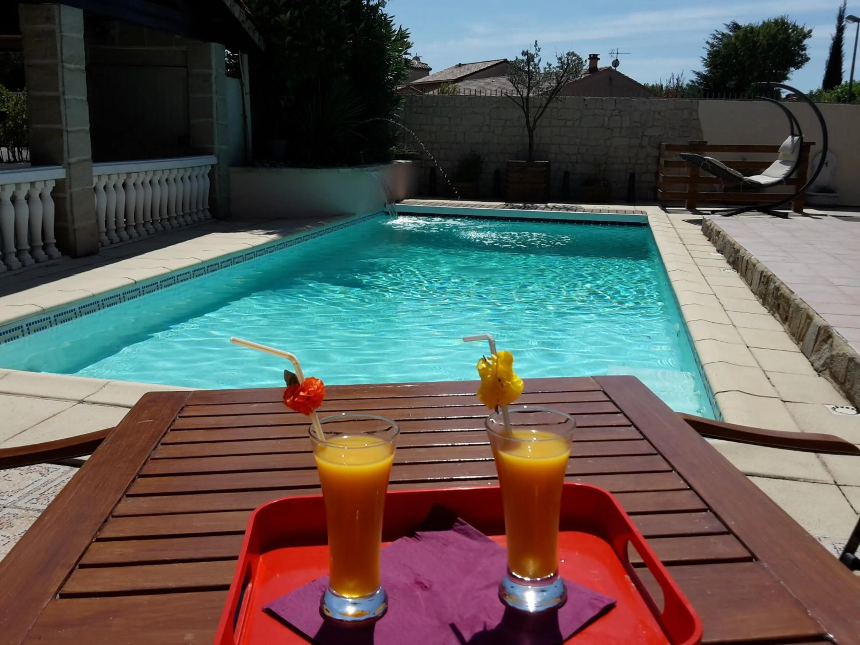 Swimming pool in Villa Escandia