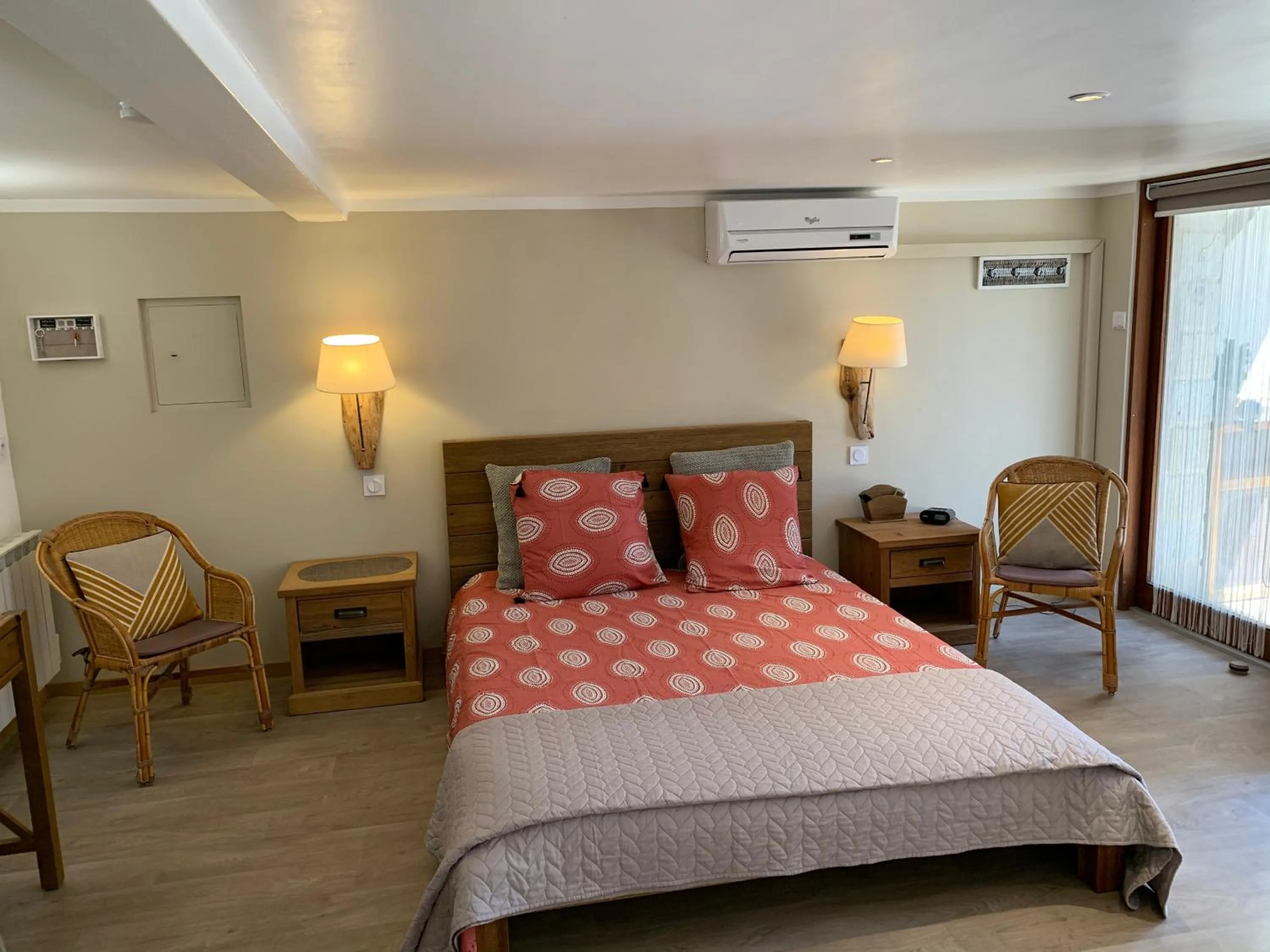 Bed in Villa Escandia