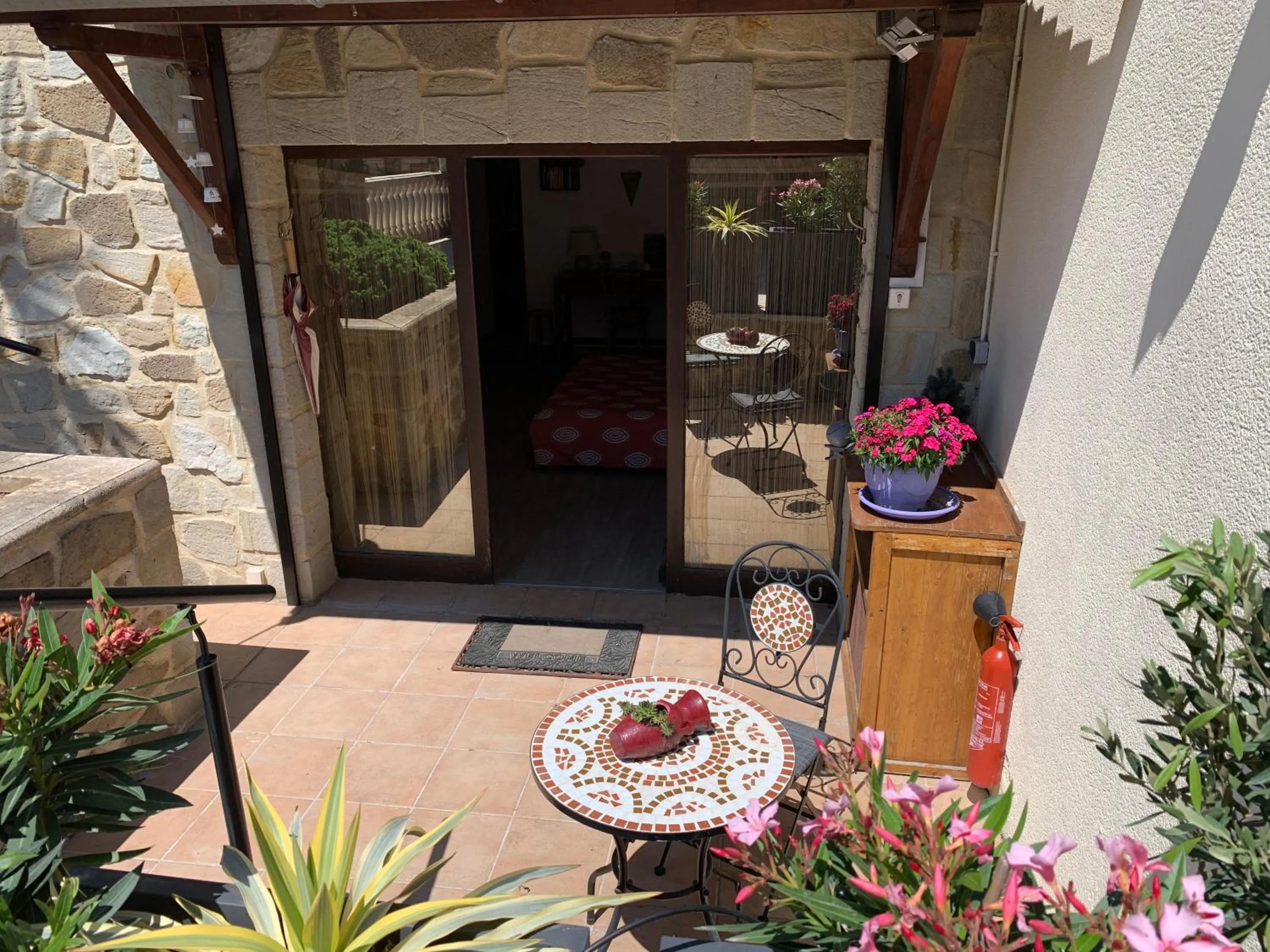 Patio in Villa Escandia
