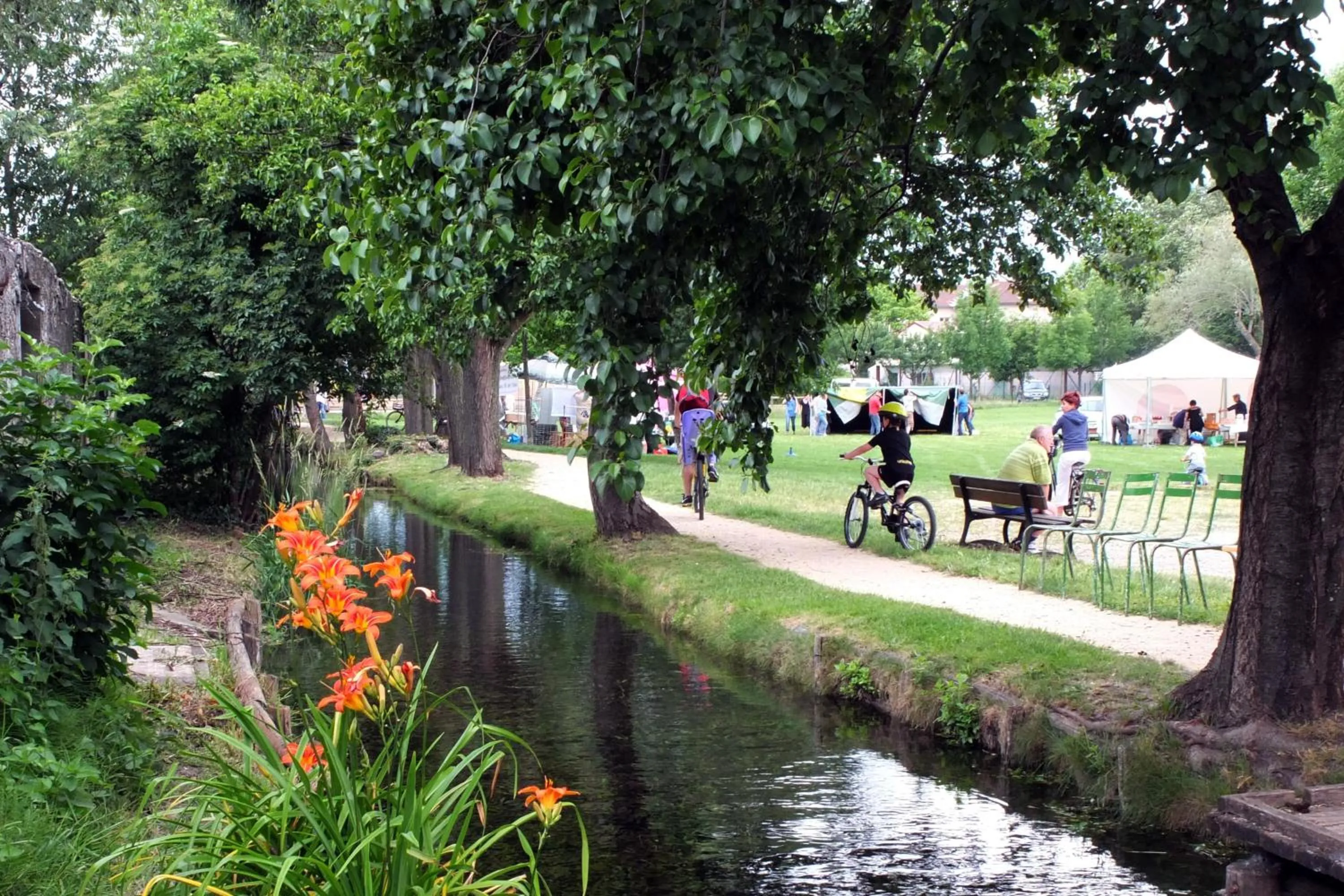 Cycling in Villa Escandia